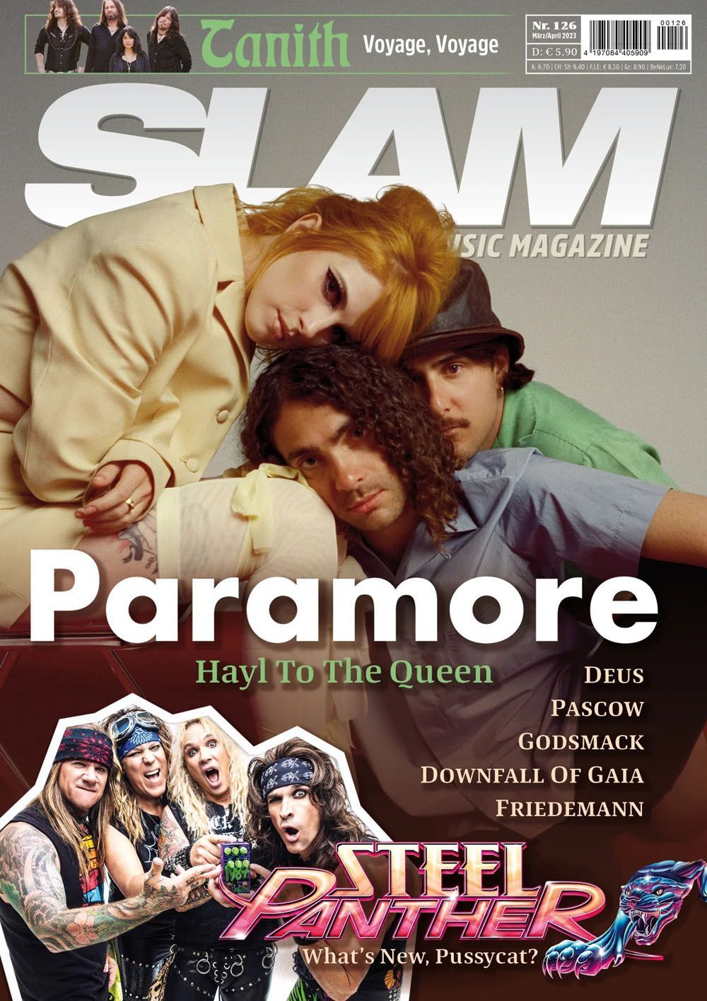 Slam Magazin Österreich 2023 #126 Paramore Steel Panther Tanith Deus Pascow