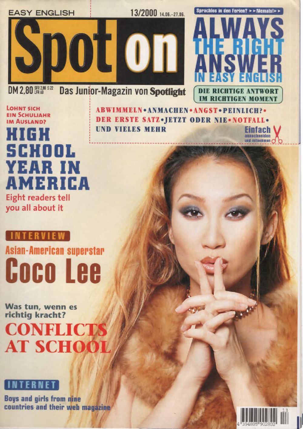 Spot On Magazin Deutschland 2000-13 Coco Lee