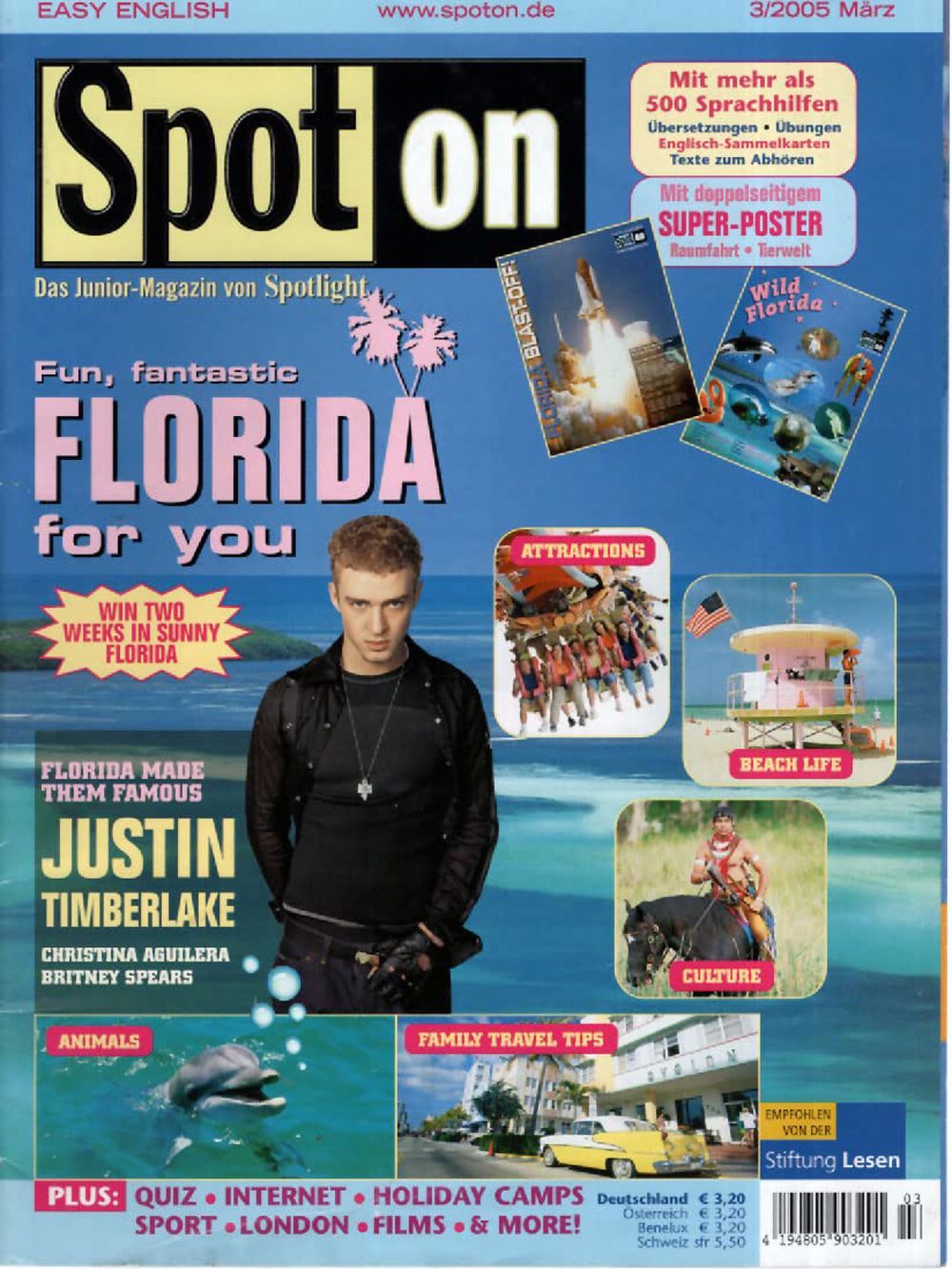 Spot On Magazin Deutschland 2005-03 Justin Timberlake