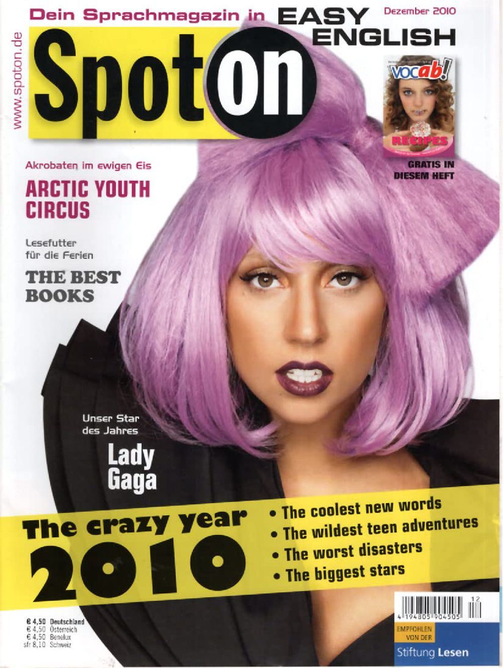 Spot On Magazin Deutschland 2010-12 Lady Gaga
