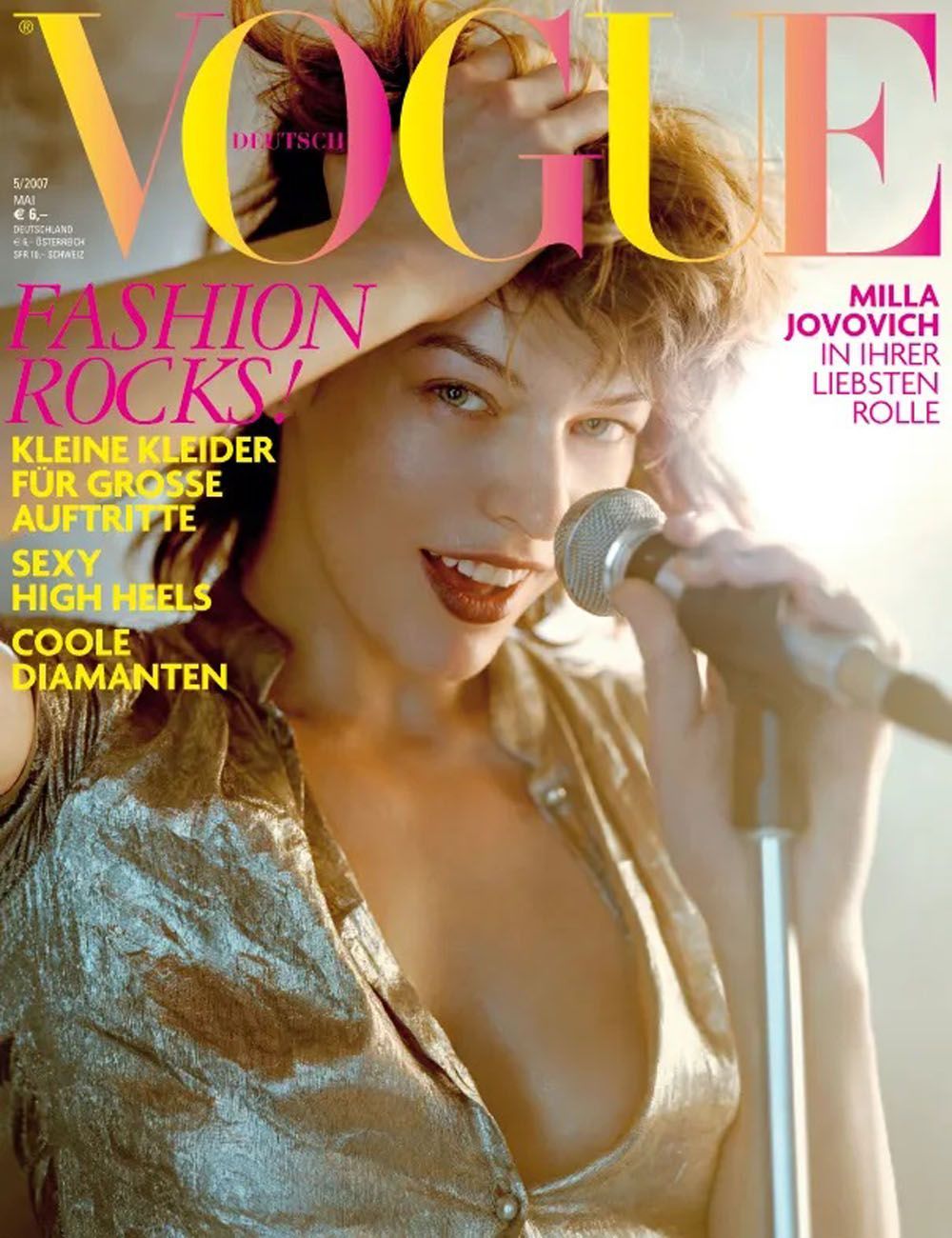 Vogue Magazin Deutschland 2007-05 Milla Jovovich