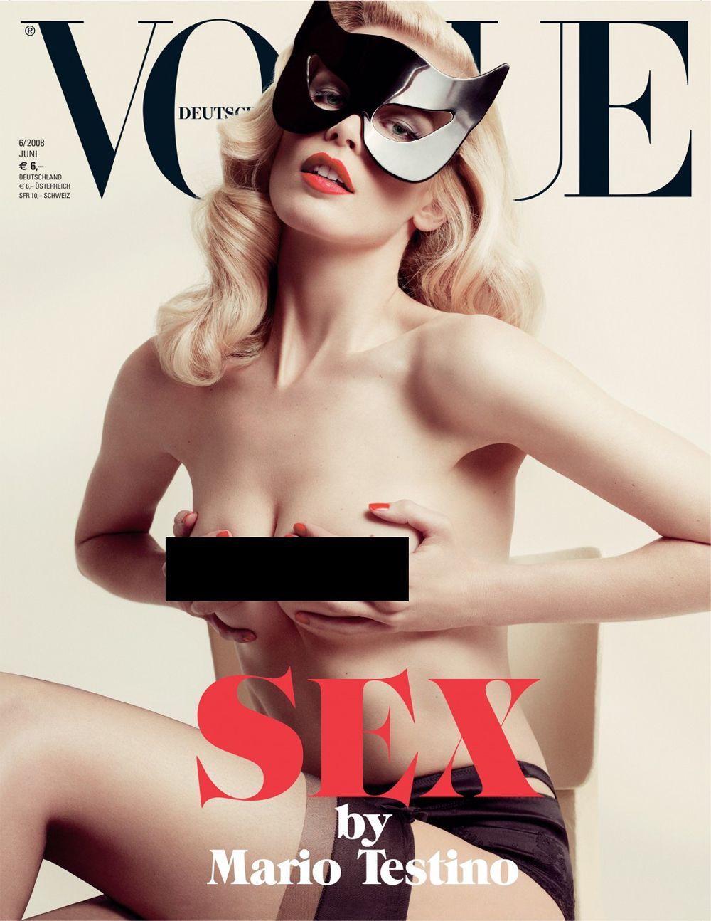 Vogue Magazin Deutschland 2008-06 Claudia Schiffer