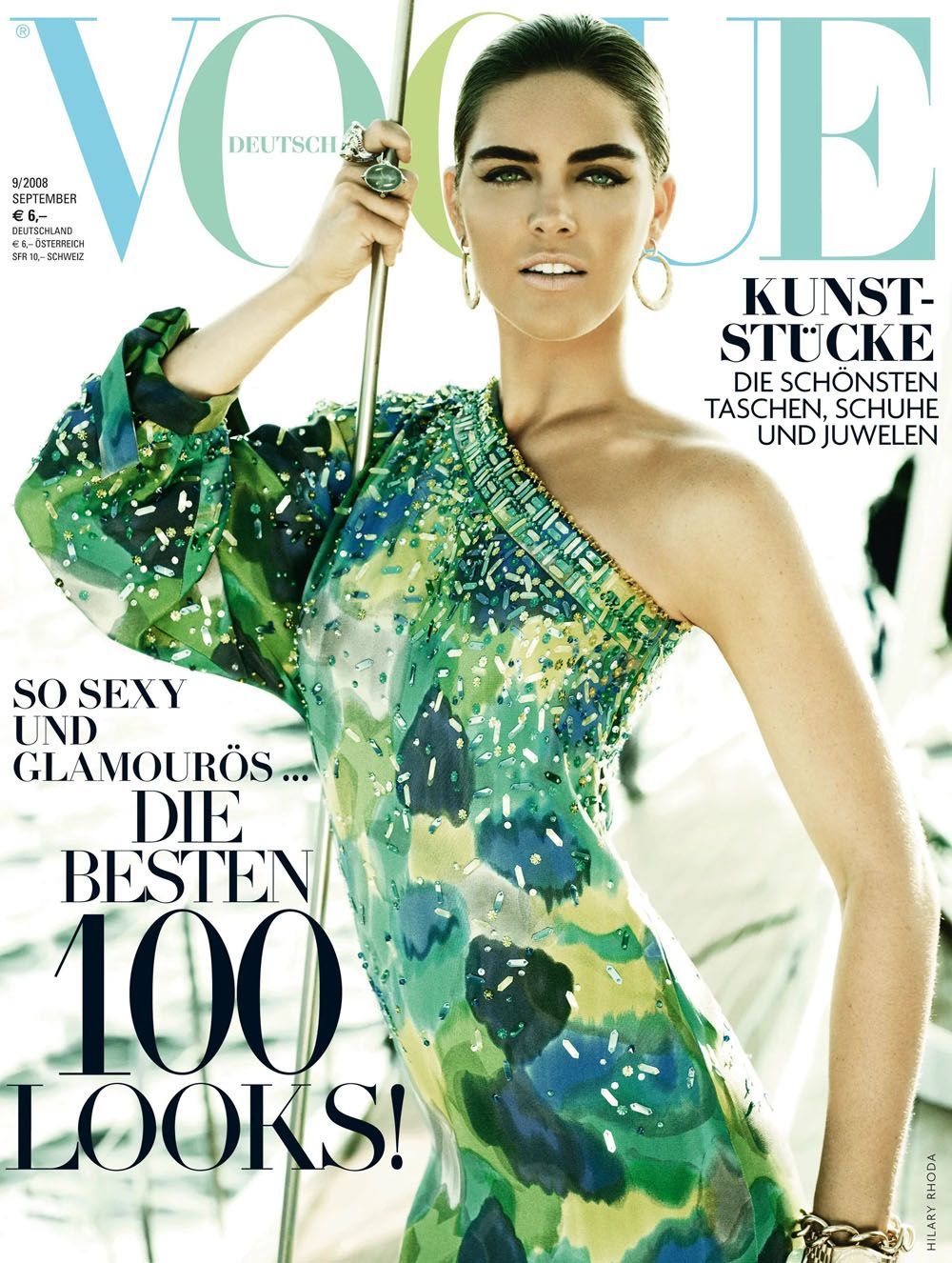 Vogue Magazin Deutschland 2008-09 Hilary Rhoda