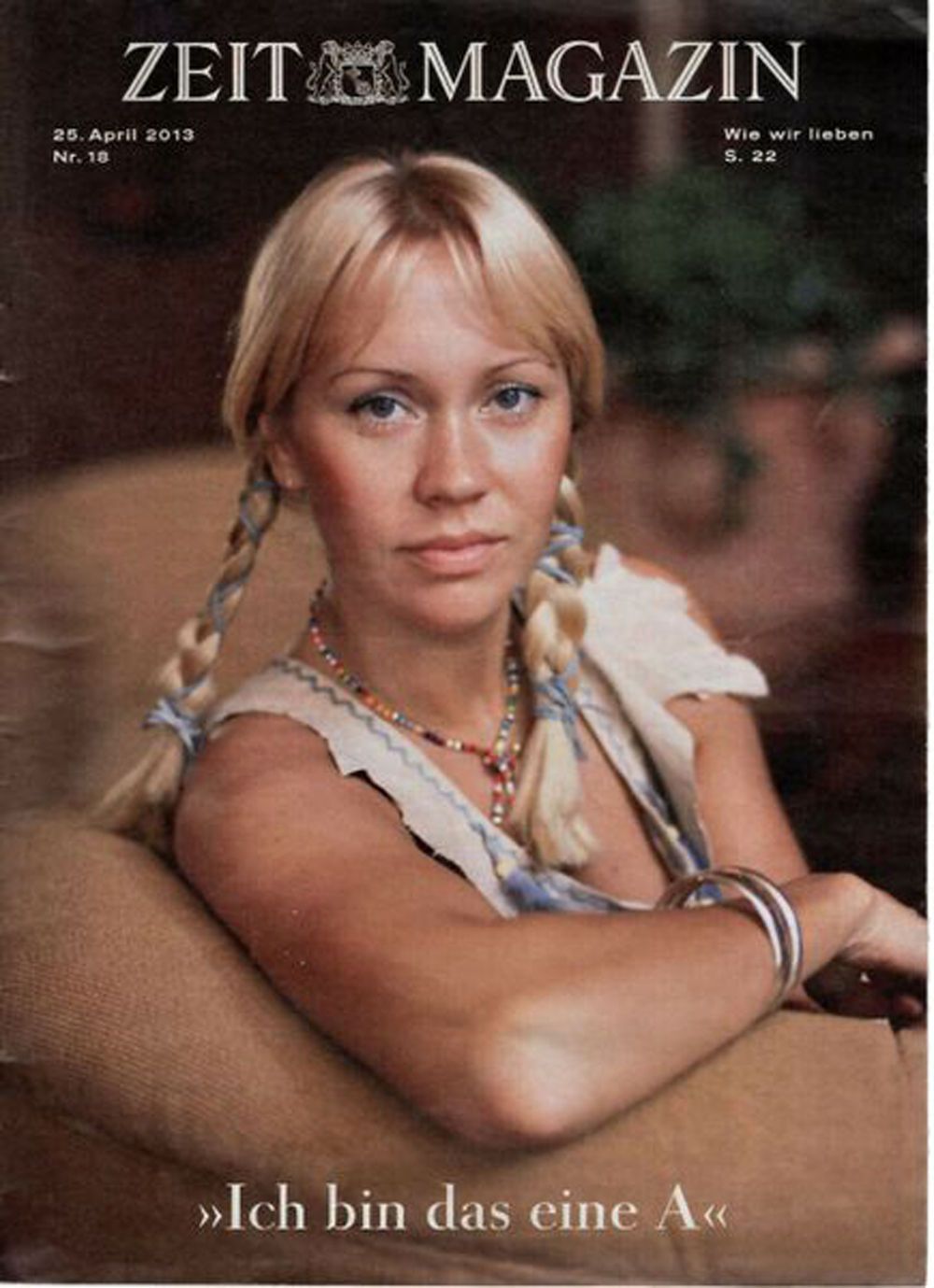 Zeit Magazin Deutschland 2013-18 Abba Agnetha