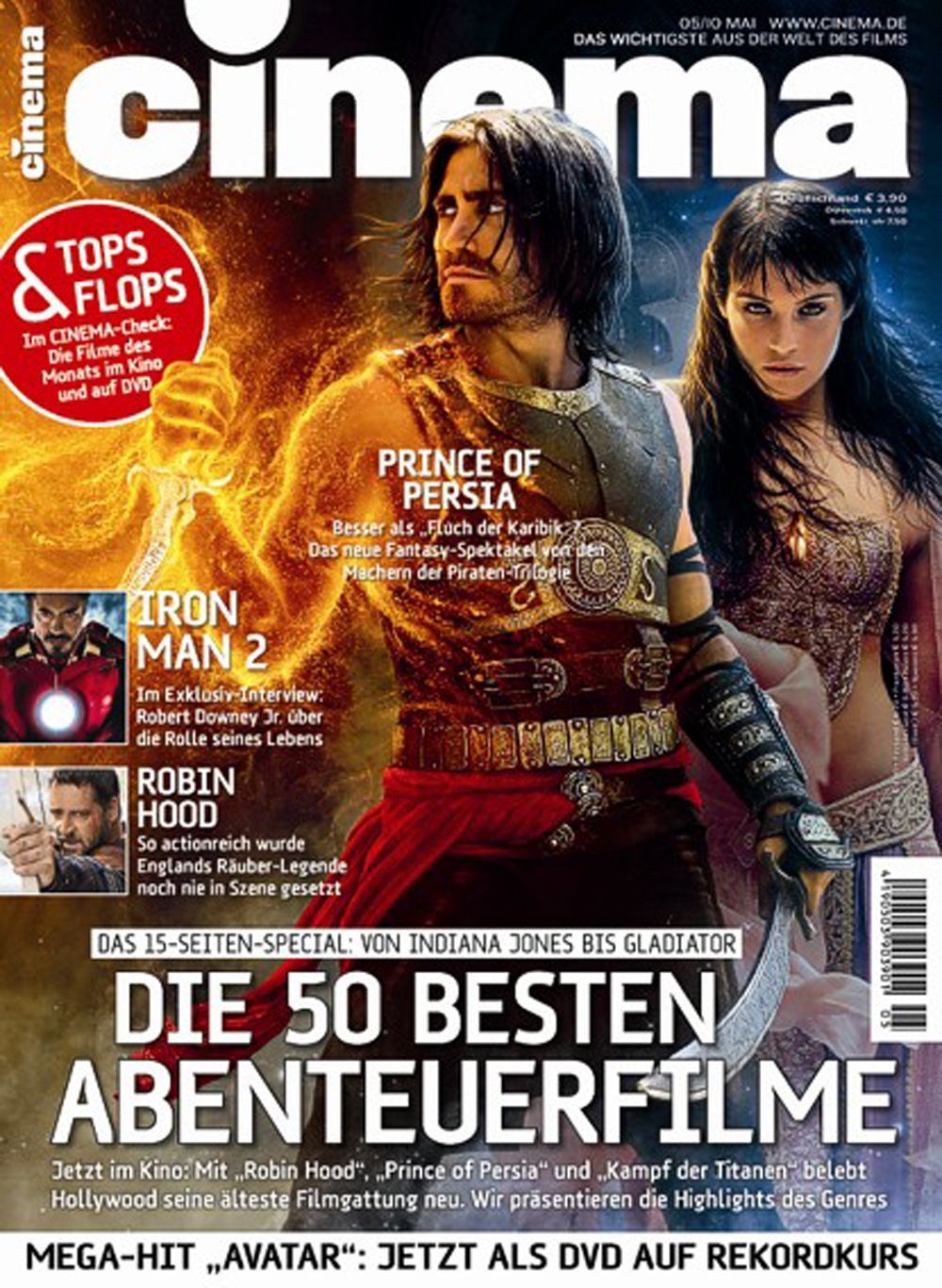 Cinema Magazin Deutschland 2010-05 Jake Gyllenhaal Gemma Arterton