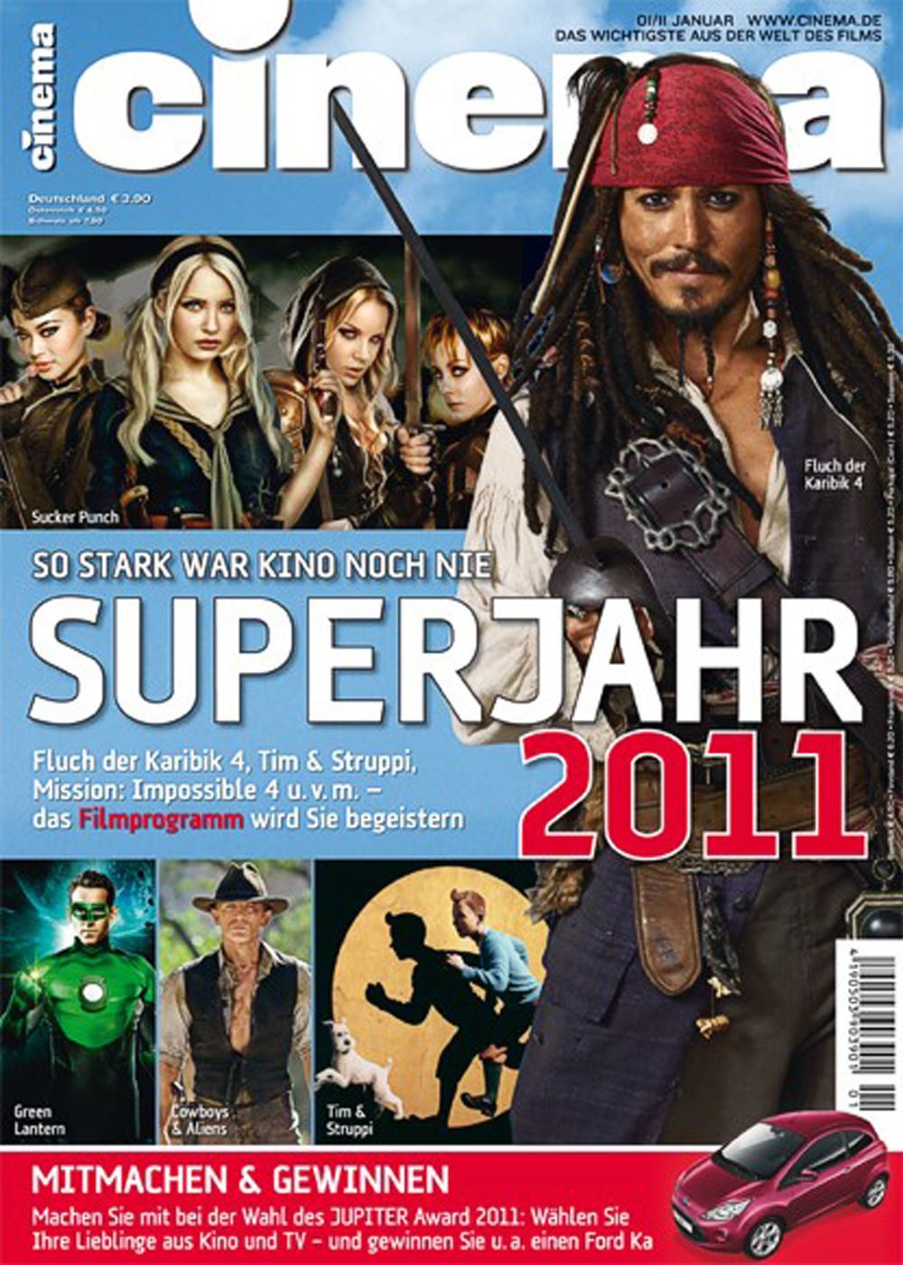 Cinema Magazin Deutschland 2011-01 Johnny Depp