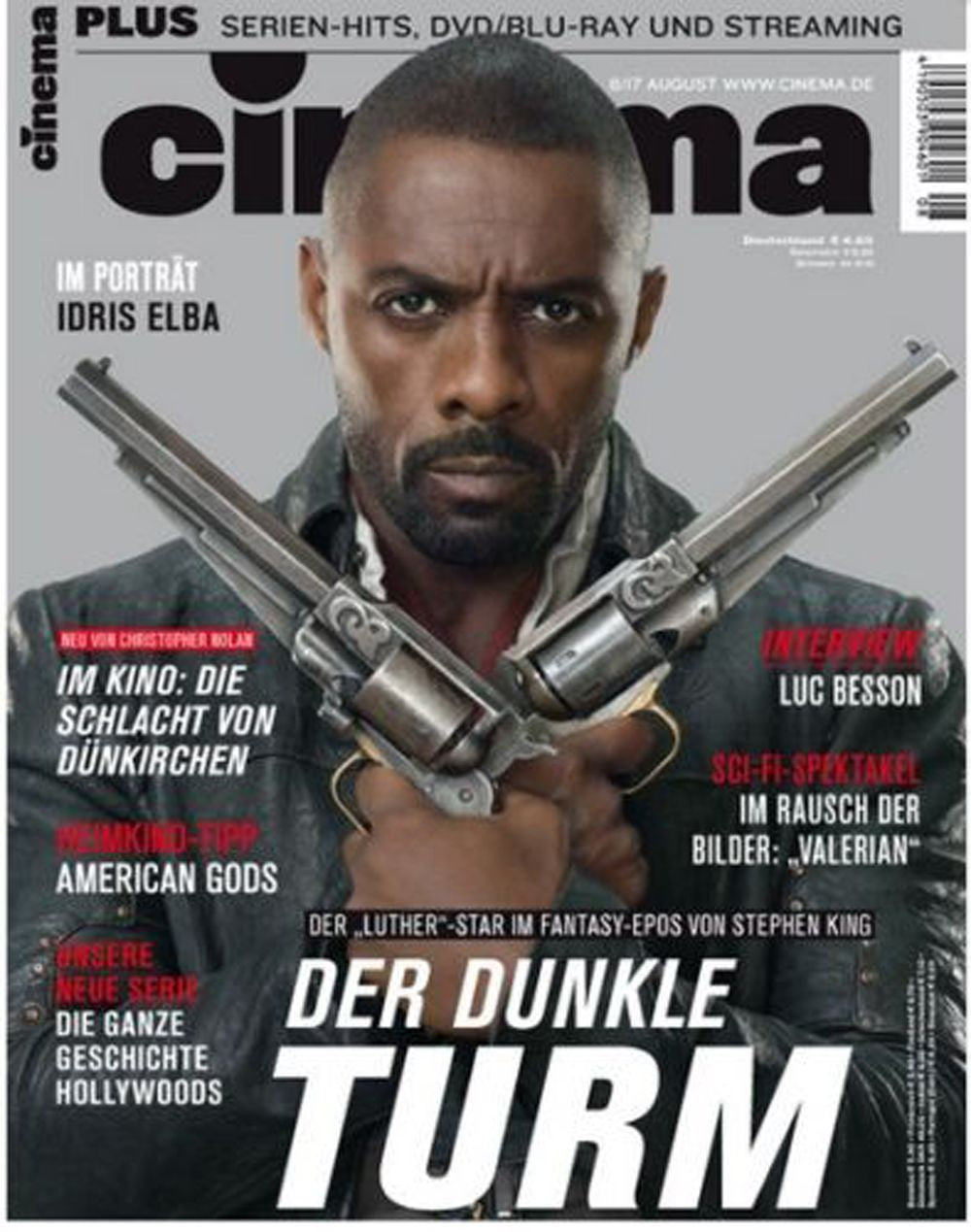 Cinema Magazin Deutschland 2017-08 Idris Elba Luc Besson