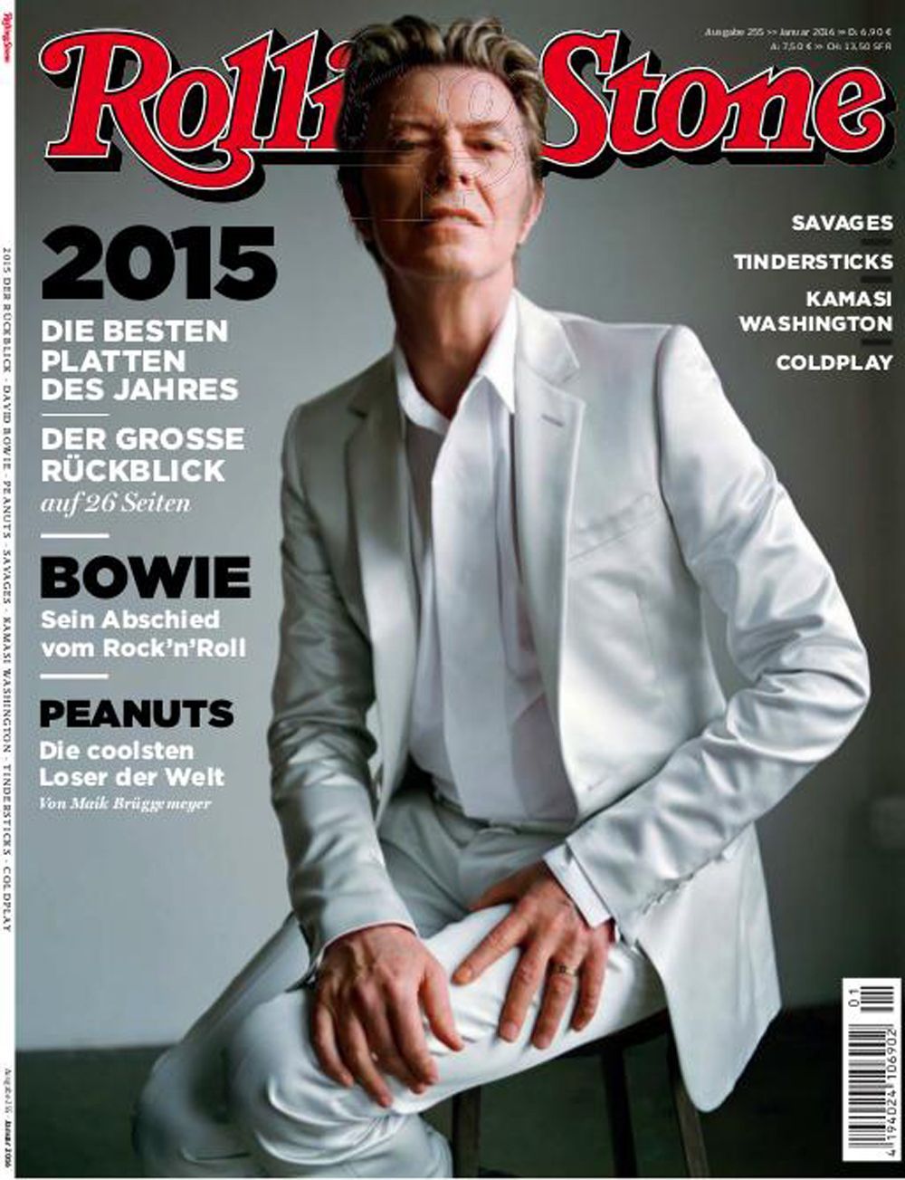 Rolling Stone Magazin Deutschland 2016-01 David Bowie Coldplay #255