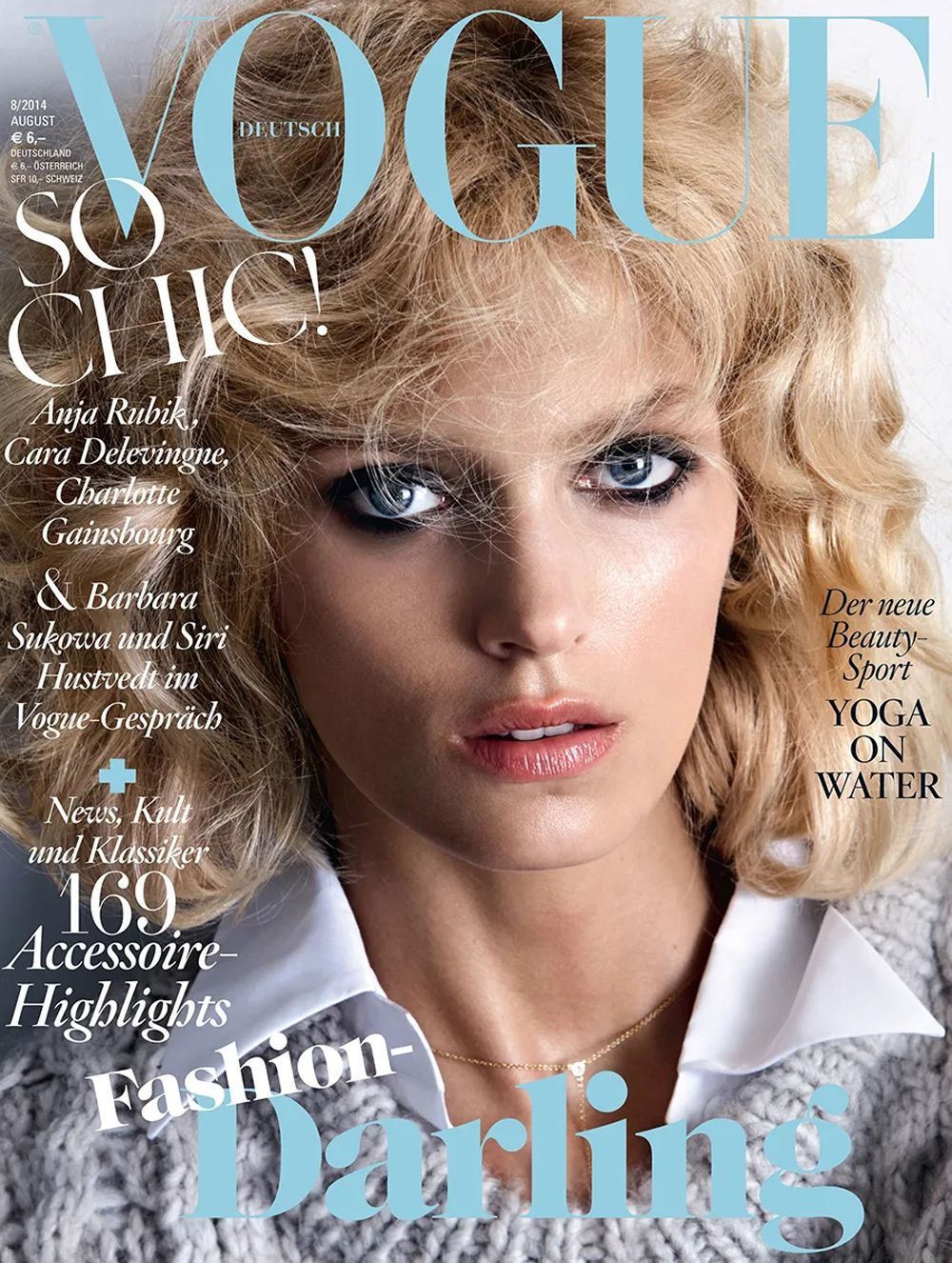 Vogue Magazin Deutschland 2014-08 Anja Rubik