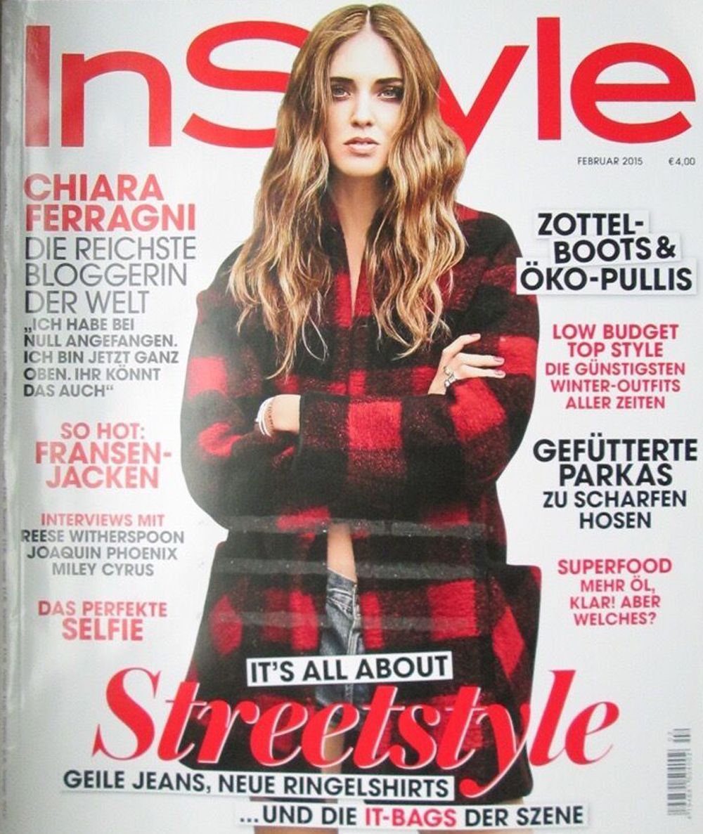 InStyle Magazin Deutschland 2015-02 Chiara Ferragni