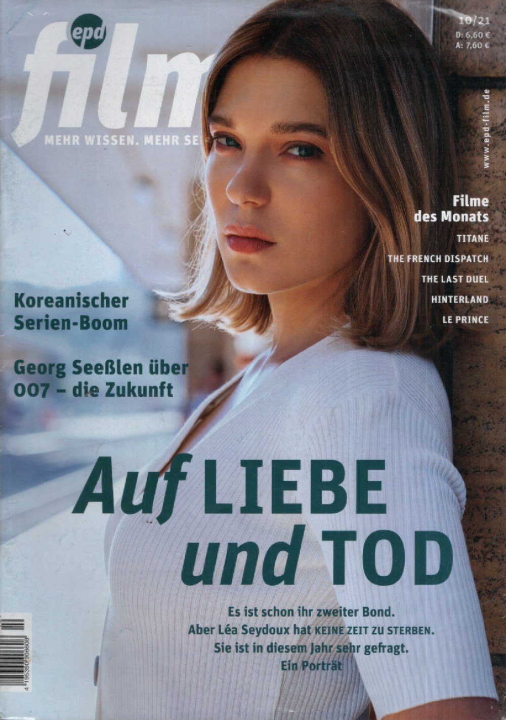 EPD Film Magazin Deutschland 2021-10 Léa Seydoux 007