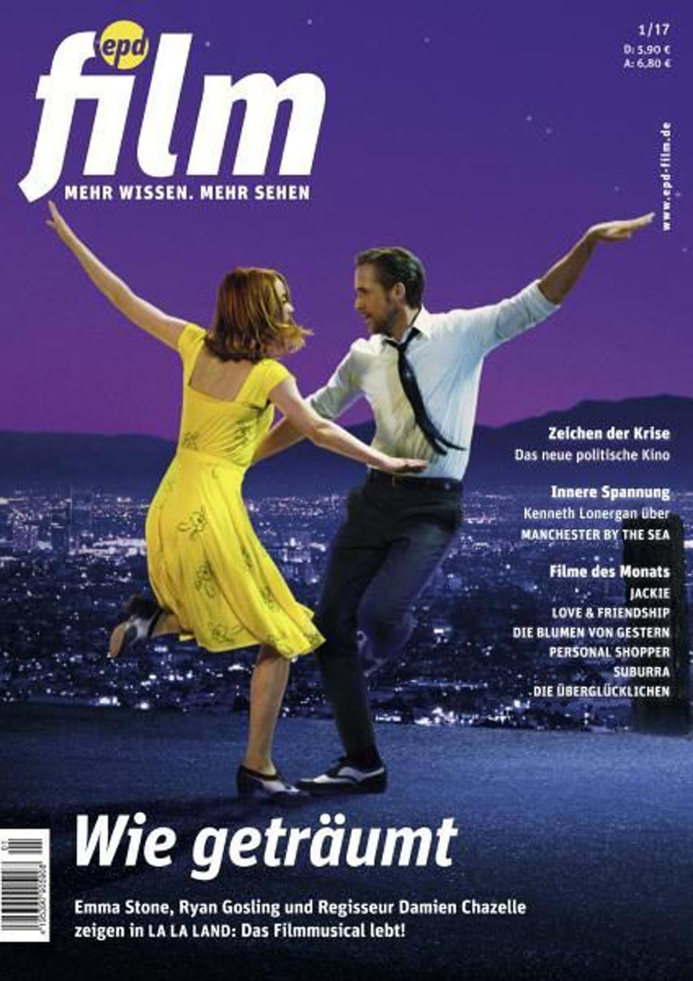 EPD Film Magazin Deutschland 2017-01 Emma Stone Ryan Gosling