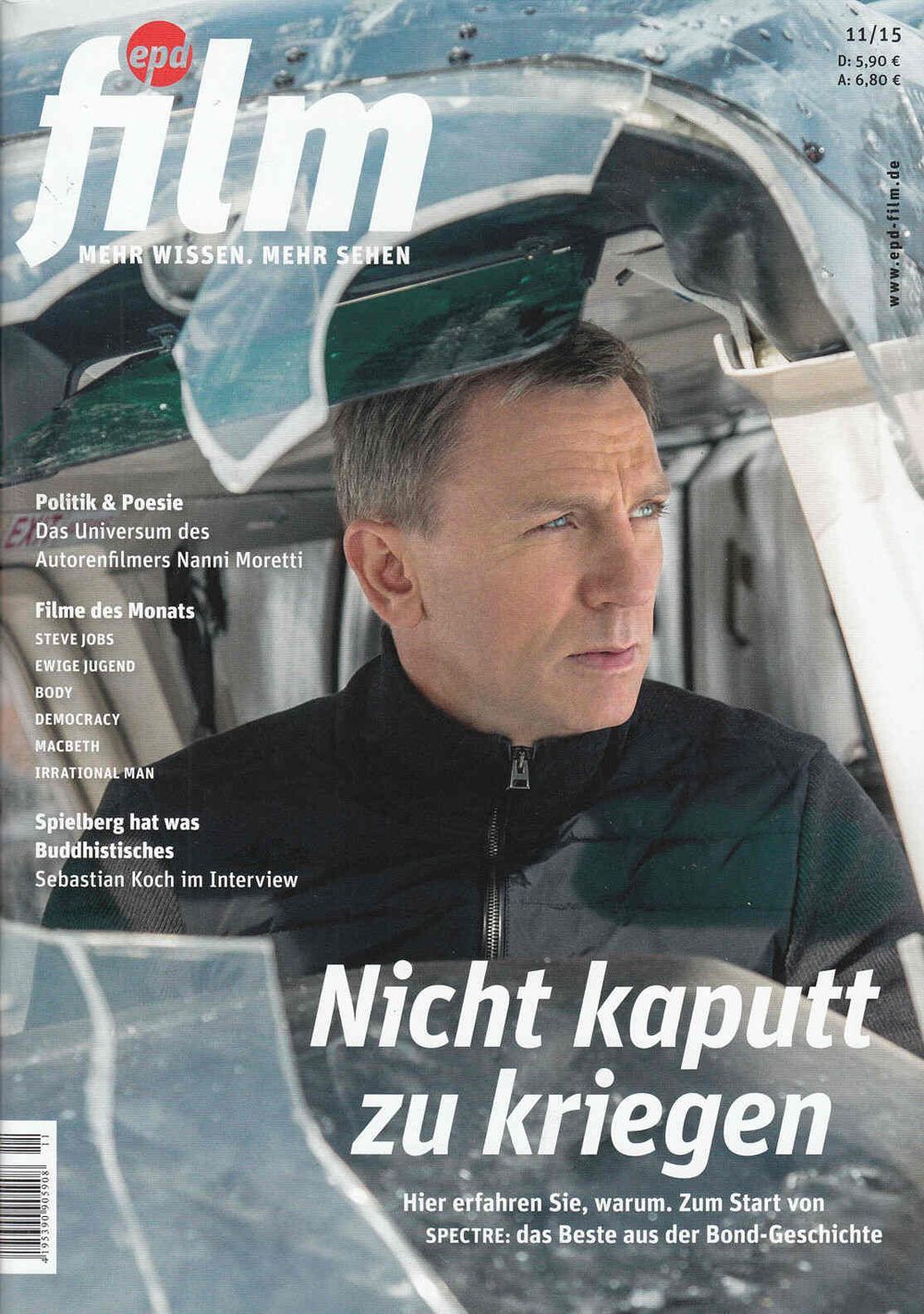 EPD Film Magazin Deutschland 2015-11 Daniel Craig Spielberg Steve Jobs