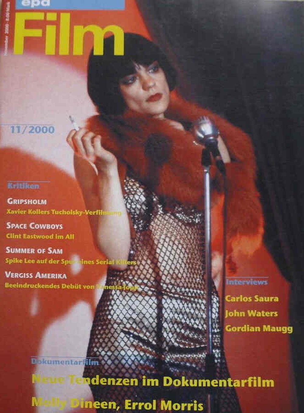 EPD Film Magazin Deutschland 2000-11 Jasmin Tabatabai Clint Eastwood Spike Lee