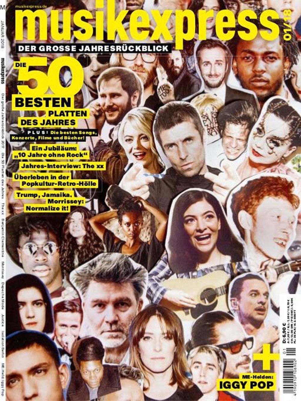 Musikexpress Magazin Deutschland 2018-01 The XX Morrissey Iggy Pop