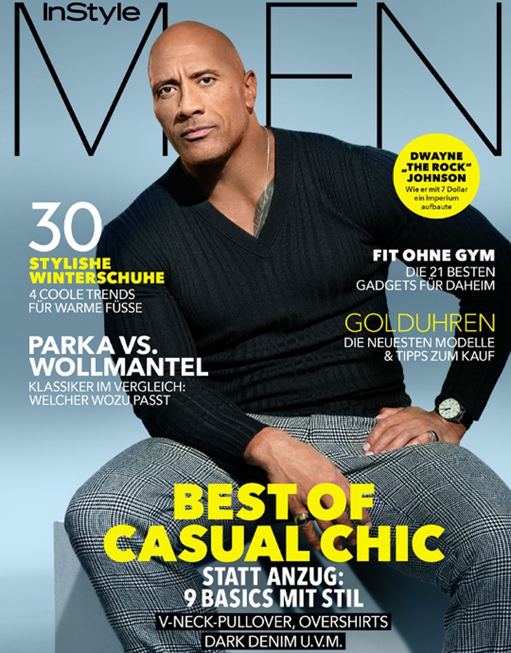 InStyle Men Magazin Deutschland 2021-04 Dwayne The Rock Johnson