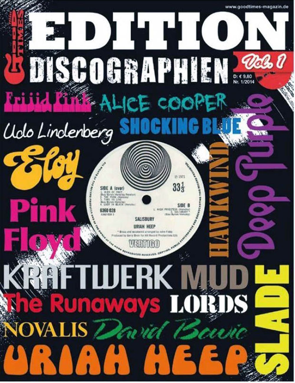 Good Times Ausgabe Deutschland 2014 #1 Alice Cooper Slade Uriah Heep