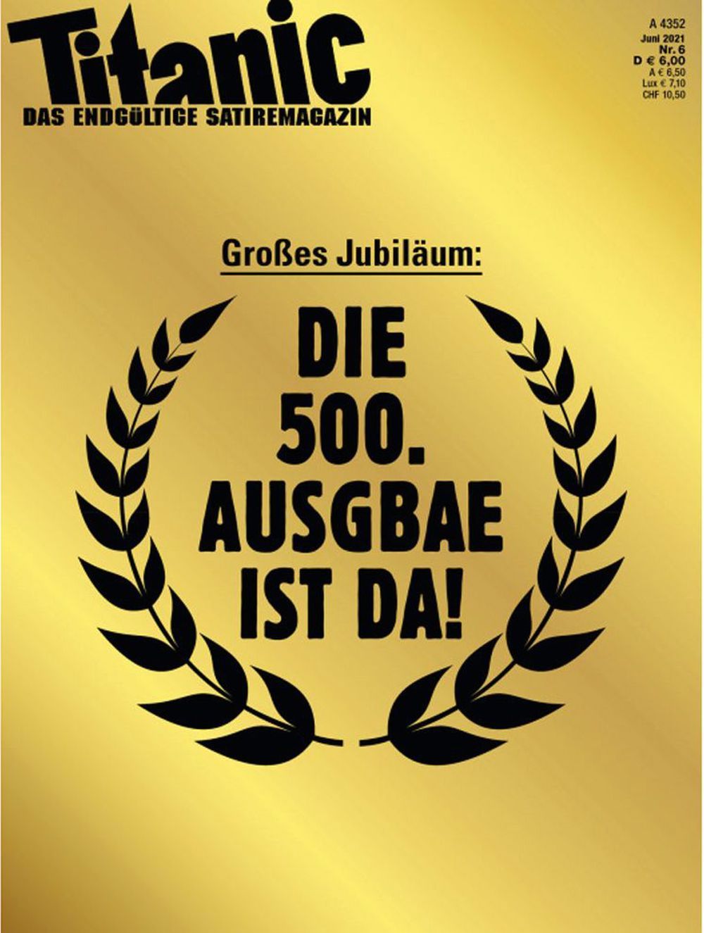 Titanic Magazin Deutschland 2021-06 500th Edition