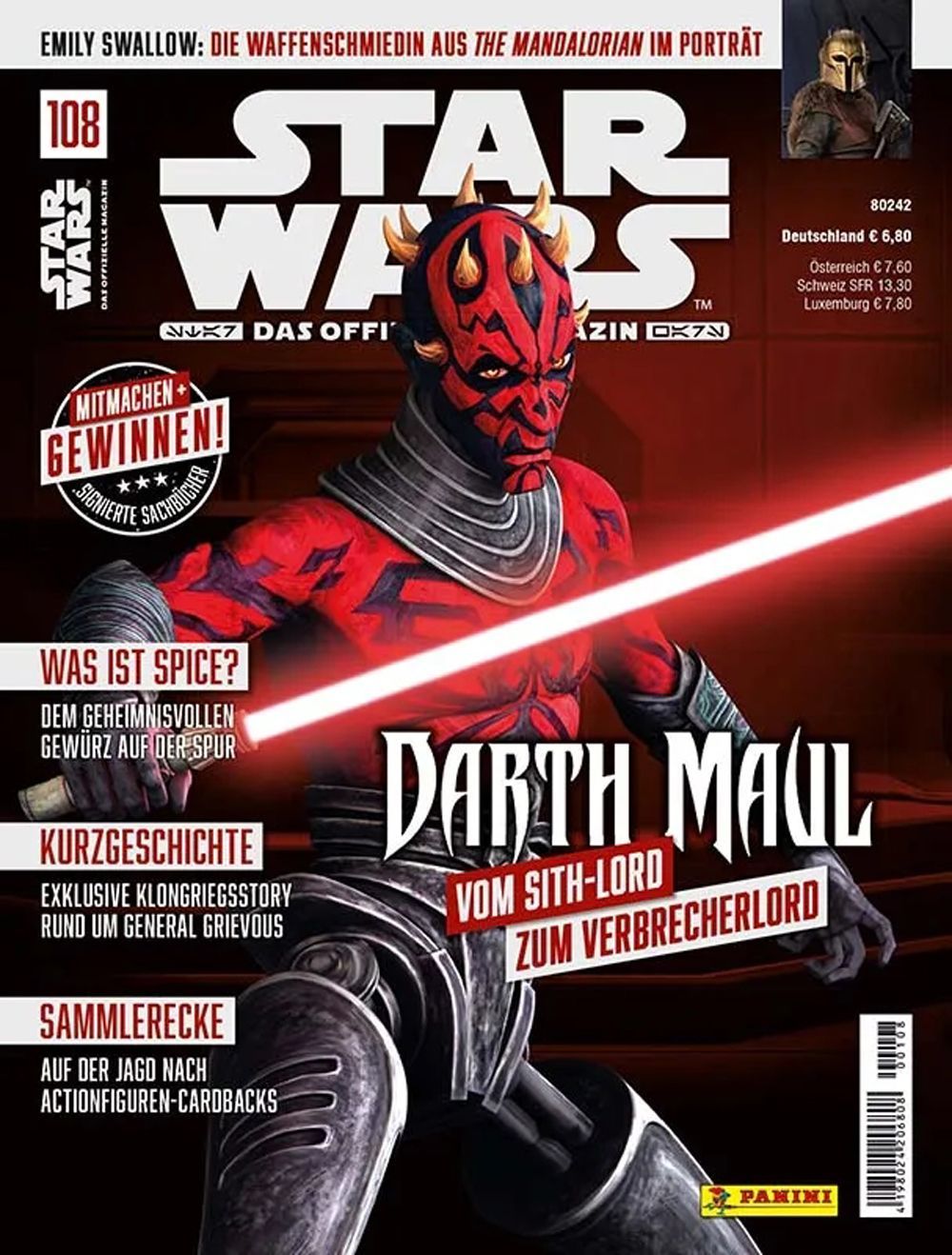 Star Wars Magazin Deutschland 2022 #108 Darth Maul + Poster