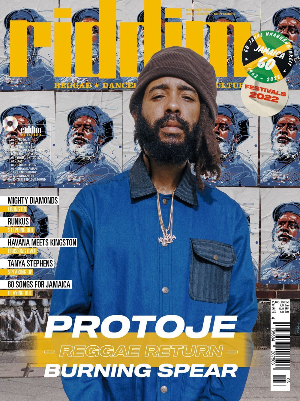 Riddim Magazin Deutschland 2022 #109 Protoje Mighty Diamonds Runkus