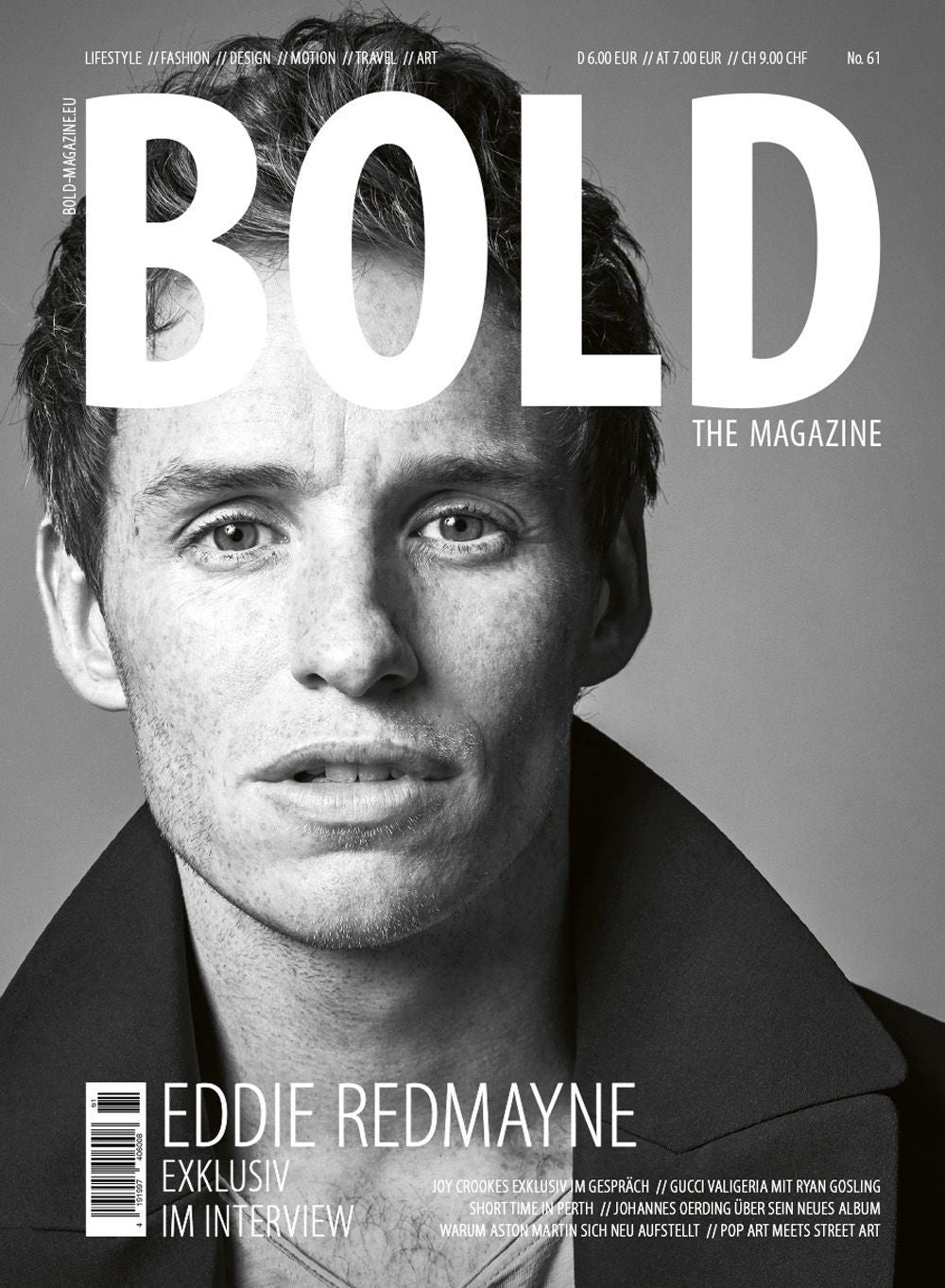 Bold Magazin Deutschland 2022 #61 Eddie Redmayne