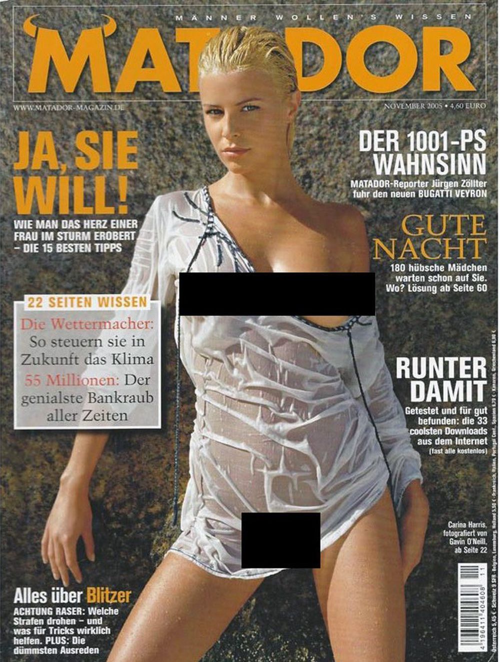 Matador Magazin Deutschland 2005-11 Carina Harris