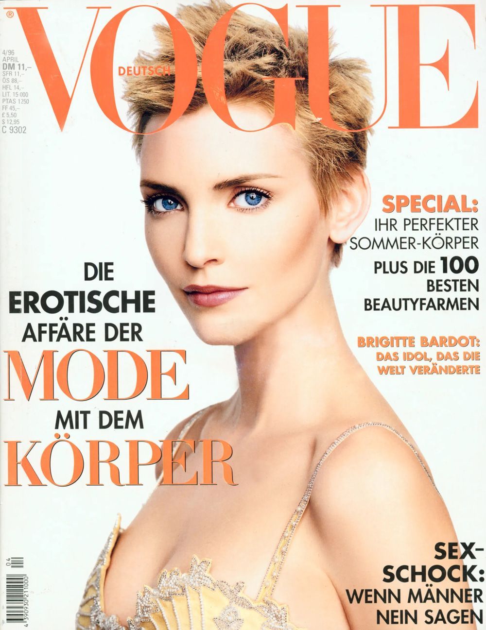 Vogue Magazin Deutschland 1996-04 Nadja Auermann