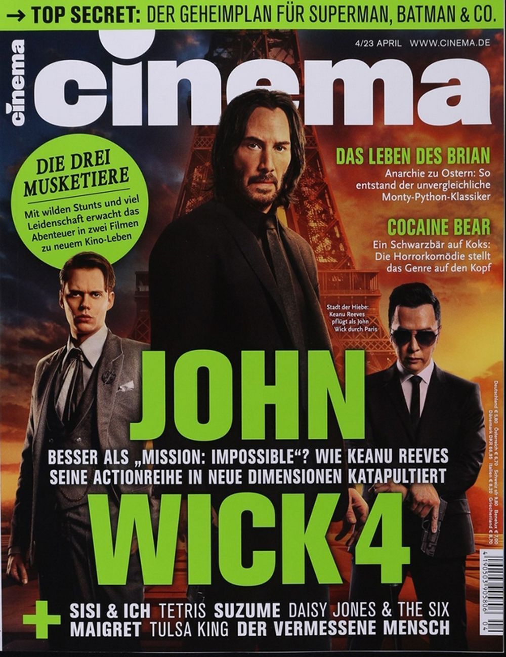 Cinema Magazin Deutschland 2023-04 Keanu Reeves John Wick