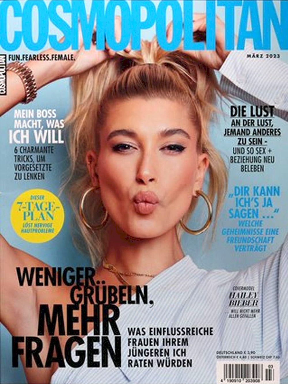 Cosmopolitan Magazin Deutschland 2023-03 Hailey Bieber