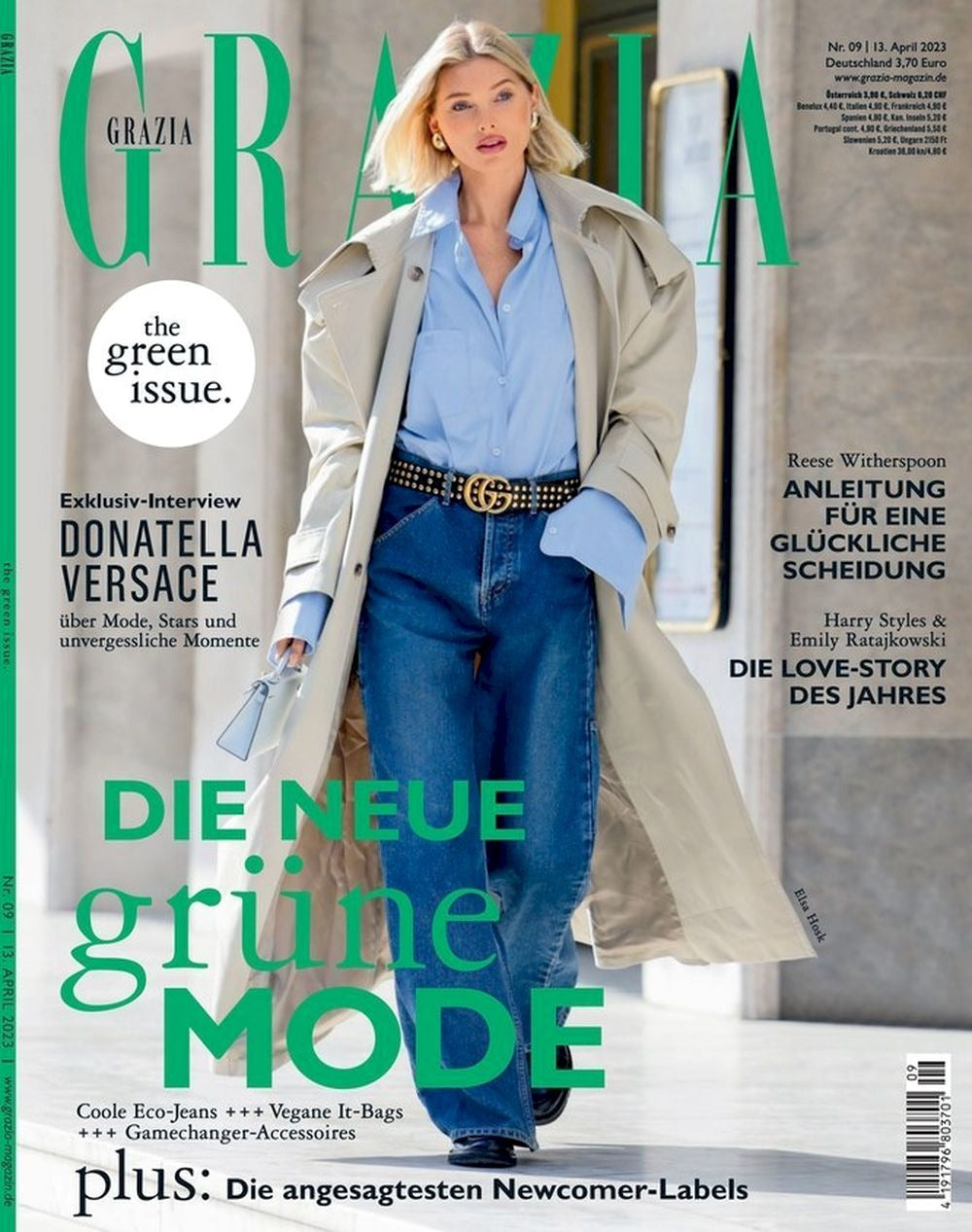 Grazia Magazin Deutschland 2023-09 Celine Tyson Gigi Hadid
