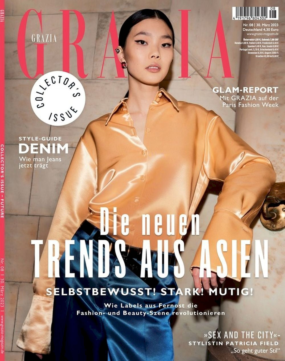 Grazia Magazin Deutschland 2023-08 Olivia Wilde Maria Pevchikh Lena Meyer-Landrut