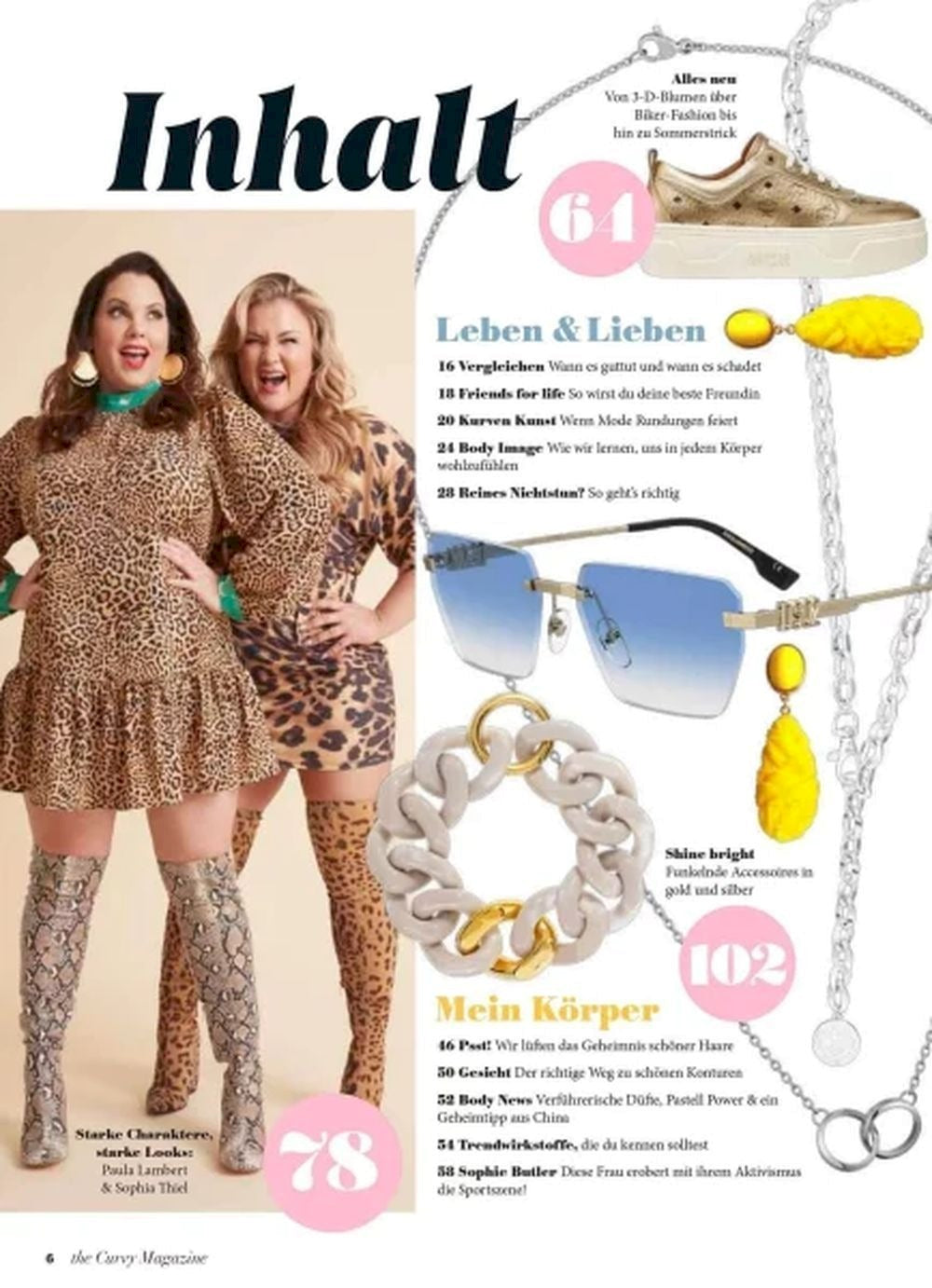 The Curvy Magazin Deutschland 2023-01 Sophia Thiel Paula Lambert