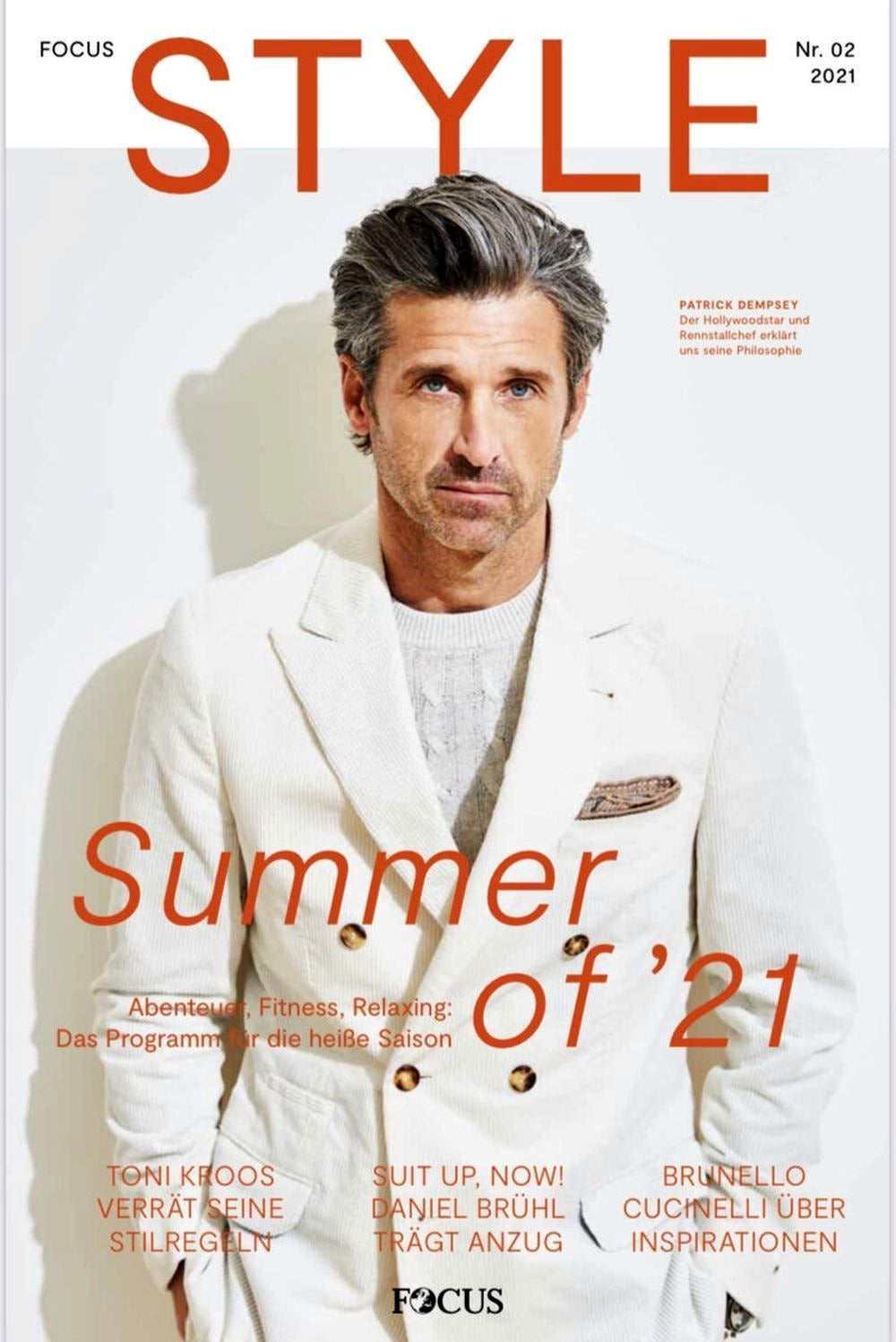 Focus Style Magazin Deutschland 2021-02 Patrick Dempsey