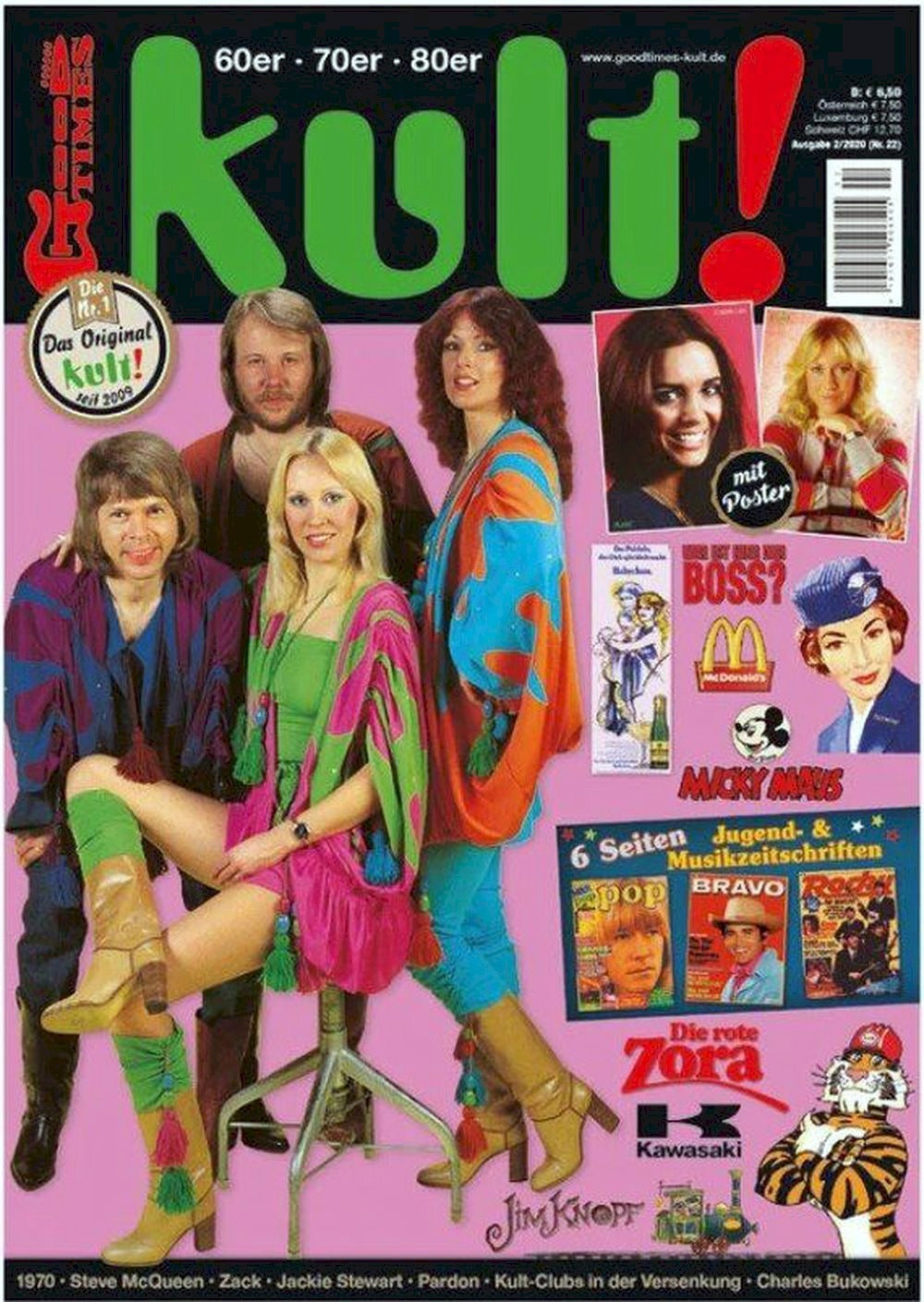 Kult Magazin Deutschland 2020 #22 Abba Steve McQueen