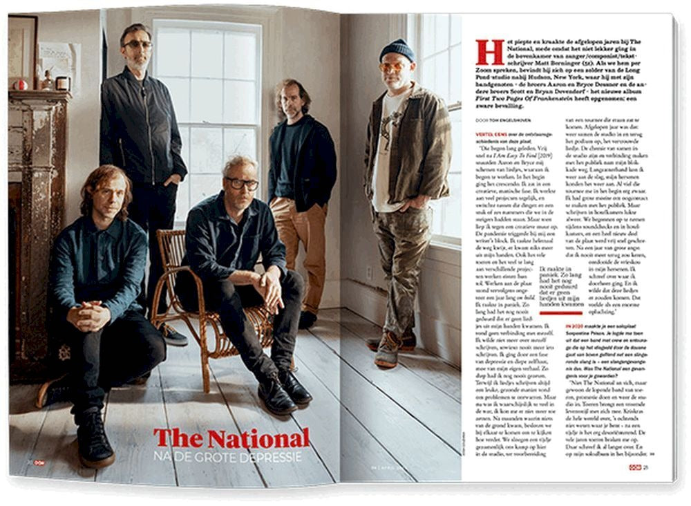 OOR Magazin Niederlande 2023-04 The National Depeche Mode Metallica Spinvis