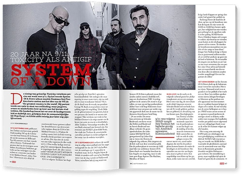 OOR Magazin Niederlande 2021-09 Metallica Tupac System Of A Down