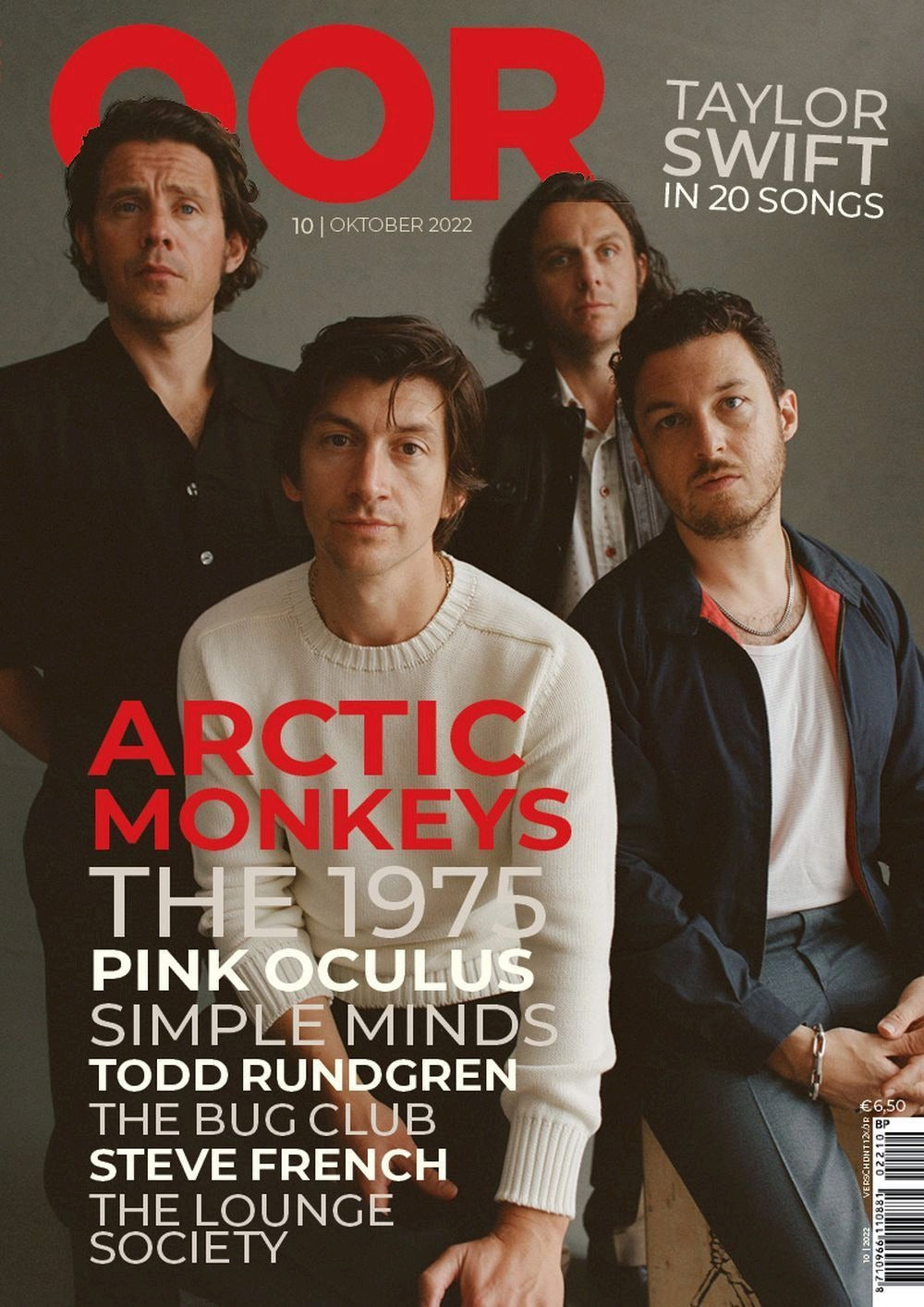 OOR Magazin Niederlande 2022-10 Arctic Monkeys Taylor Swift Simple Minds