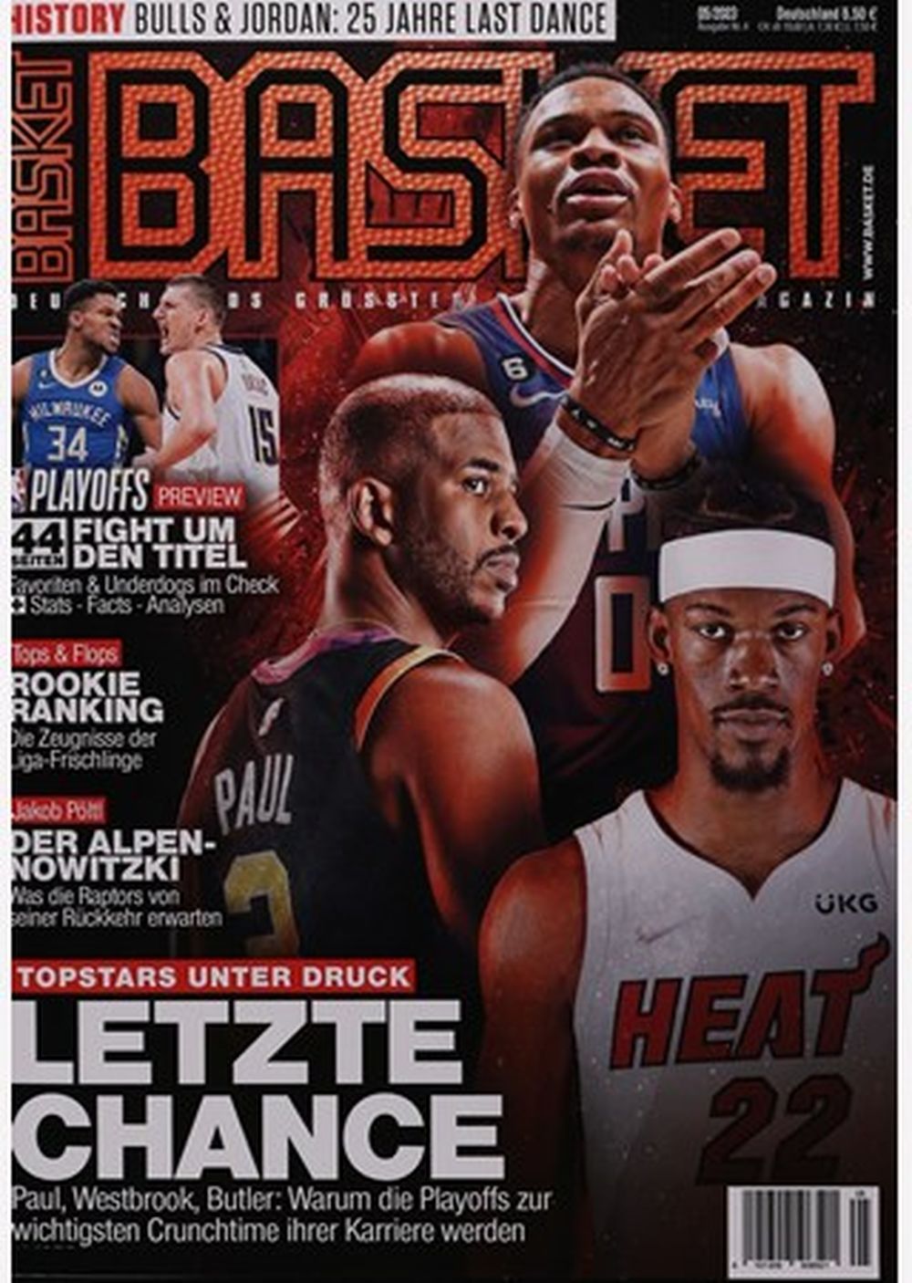 Basket Magazin Deutschland 2023-05 Paul Westbrook Butler Bulls Jordan
