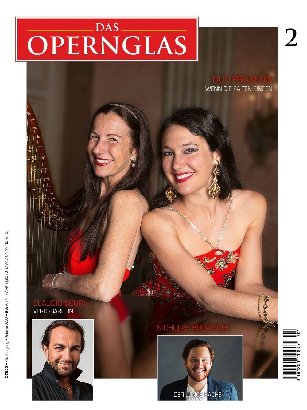 Das Opernglas Magazin Deutschland 2023-02 Praxedis Hug-Rütti Geneviève Hug Sgura