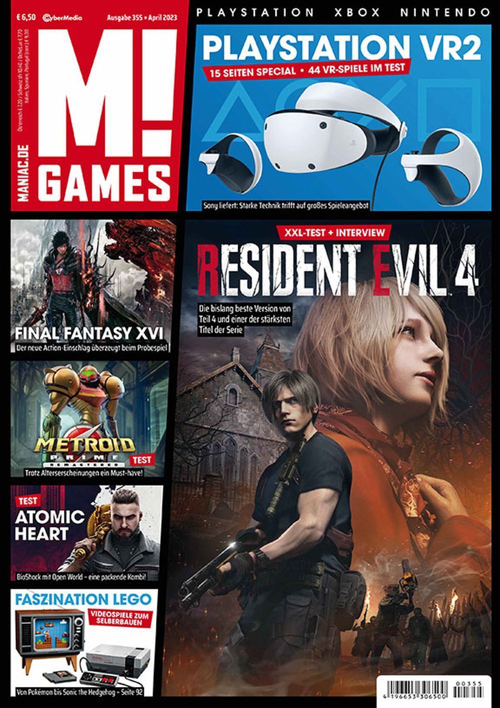 M Games Magazin Deutschland 2023 #355 Resident Evil Final Fantasy Metroid