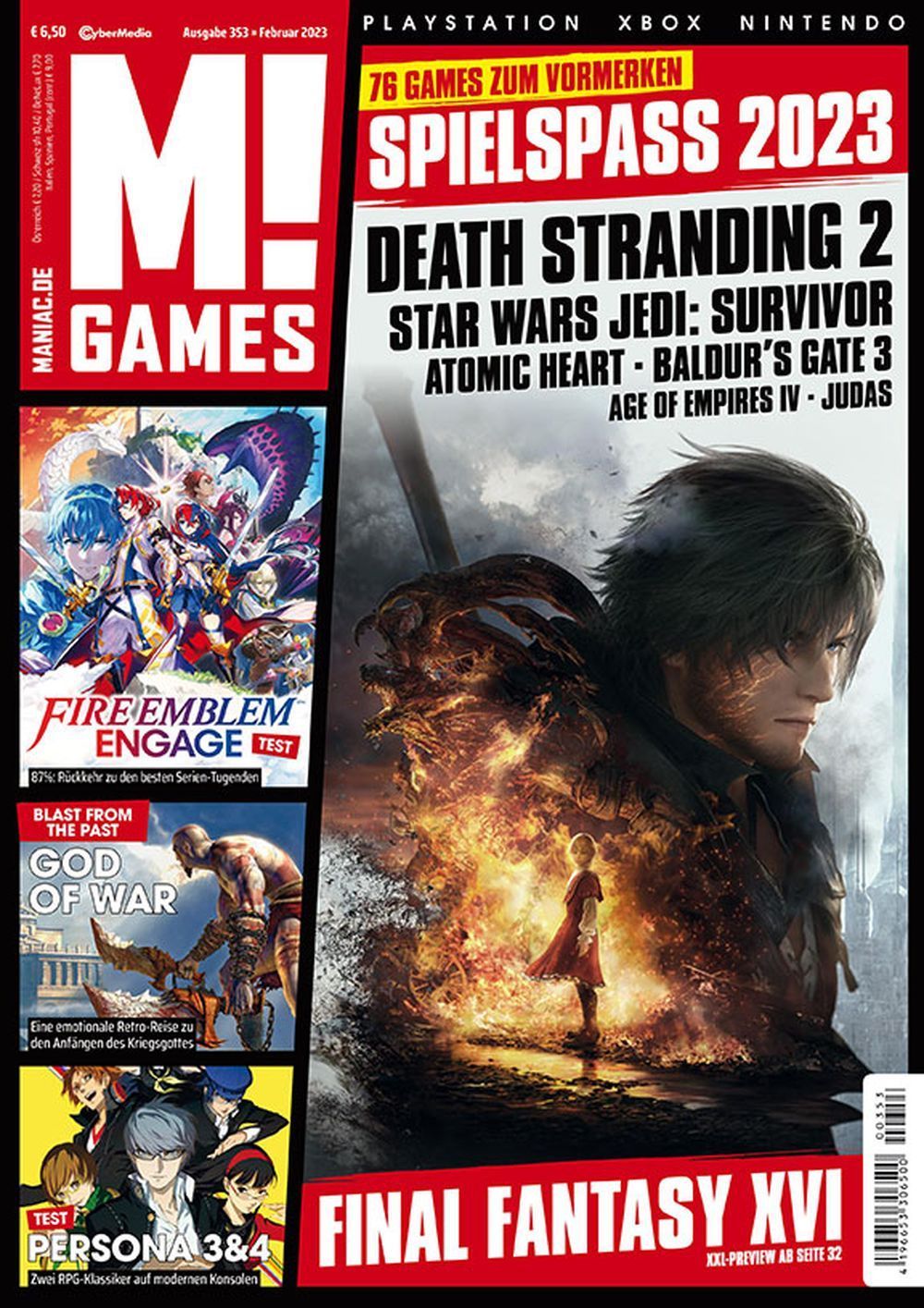 M Games Magazin Deutschland 2023 #353 Death Stranding Final Fantasy Fire Emblem