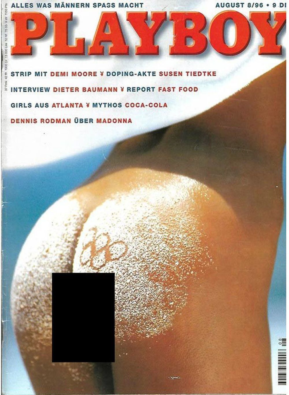 Playboy Magazin Deutschland 1996-08 Alley Baggett Demi Moore
