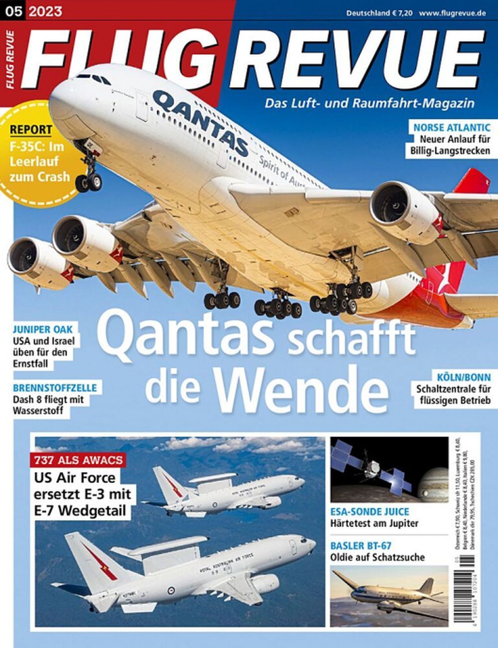 Flug Revue Magazin Deutschland 2023-05 Qantas Boeing 737 AWACS