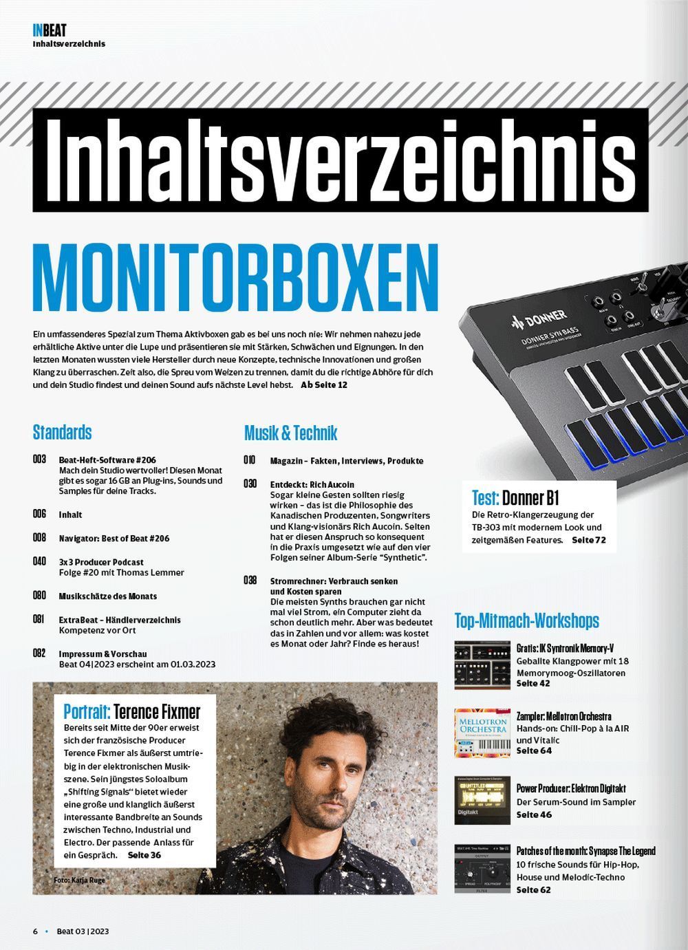 Beat Magazin Deutschland 2023-03 Terence Fixmer