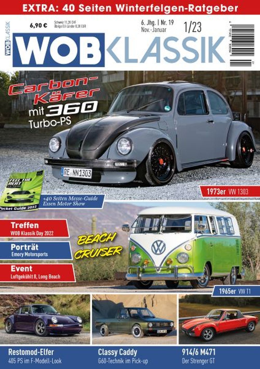 Wob Klassik Magazin Deutschland 2023-01 Volkswagen Käfer Restomod 914
