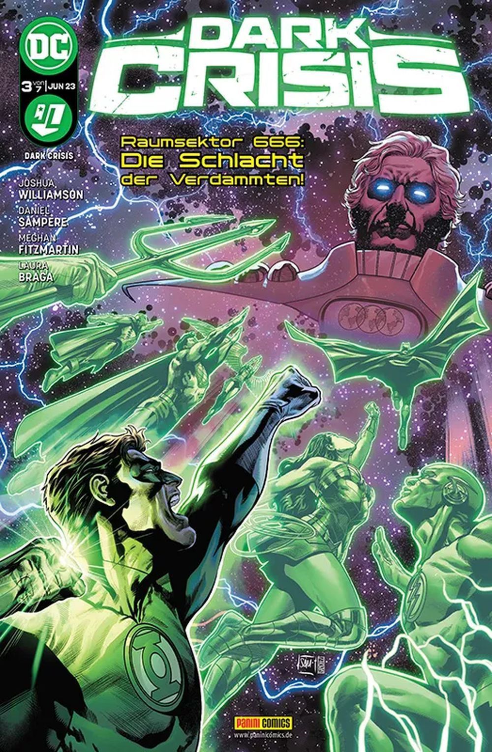 Dark Crisis Comic Deutschland 2023 #3 Daniel Sampere Laura Braga