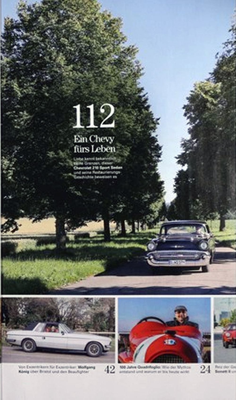 Motor Klassik Magazin Deutschland 2023-04 Quadrifoglio Triumph Chevy