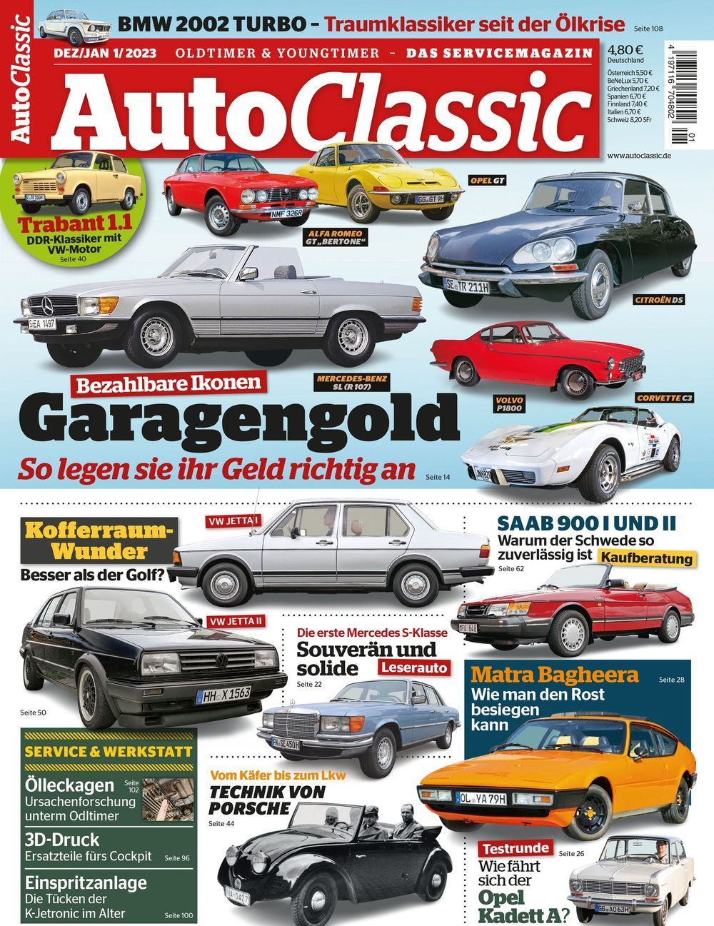 Auto Classic Magazin Deutschland 2023-01 Saab Matra Trabant