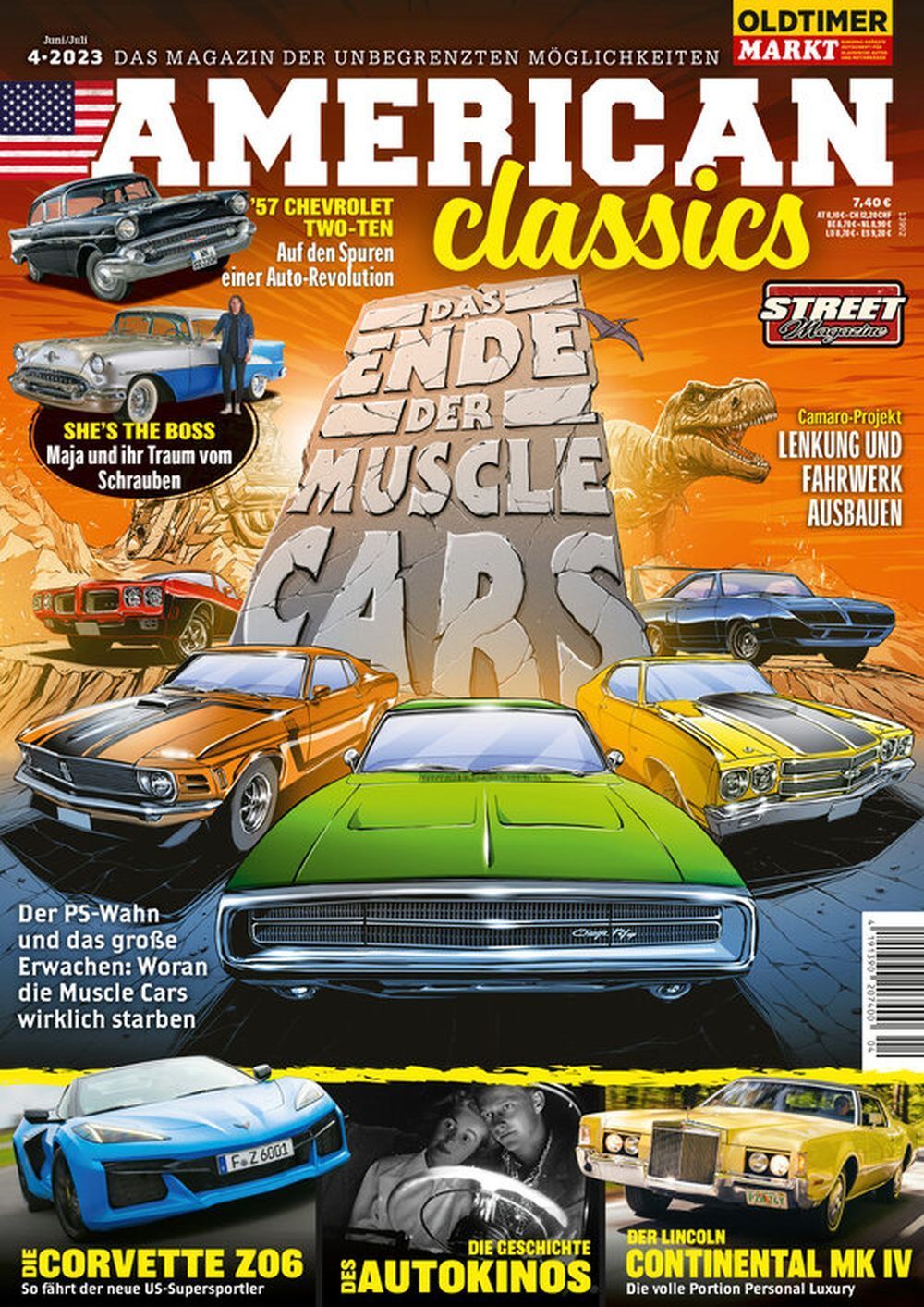 American Classic Magazin Deutschland 2023-04 Muscle Cars Chevrolet Jeep Grand Cherokee
