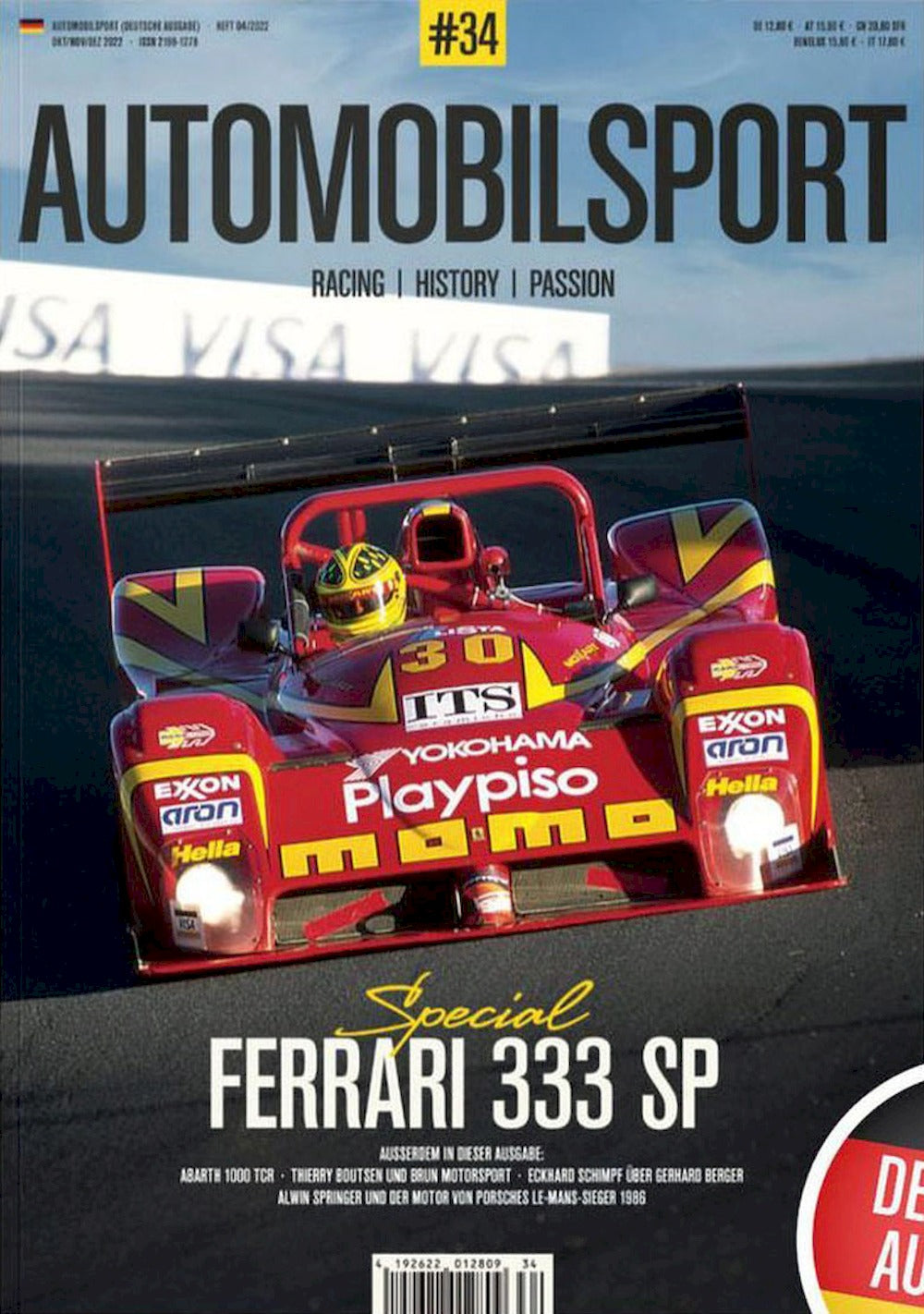 Automobilsport Magazin Deutschland 2023 #34 Ferrari 333 SP